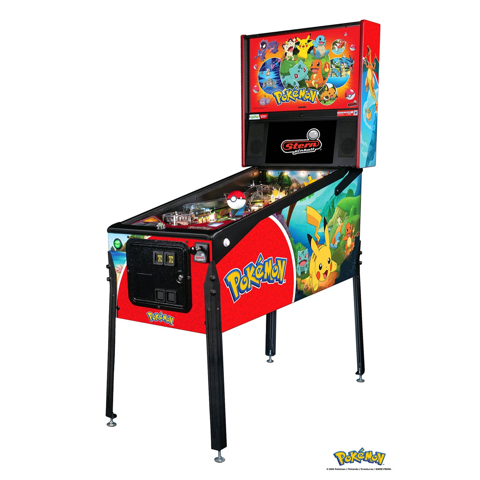 Nitro Pinball Sales Pokémon Premium Stern Pinball Machine