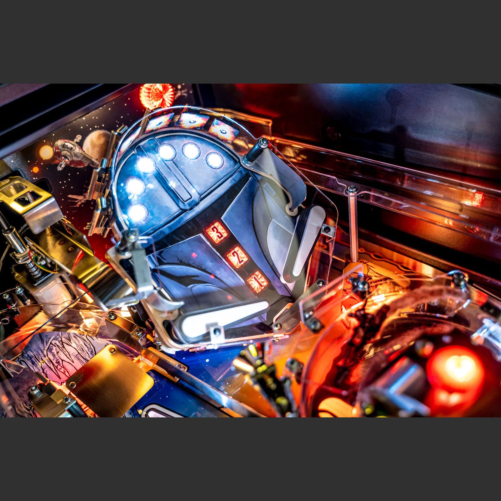 Nitro Pinball Sales Stern Pinball Machine STAR WARS The Mandalorian: Premium