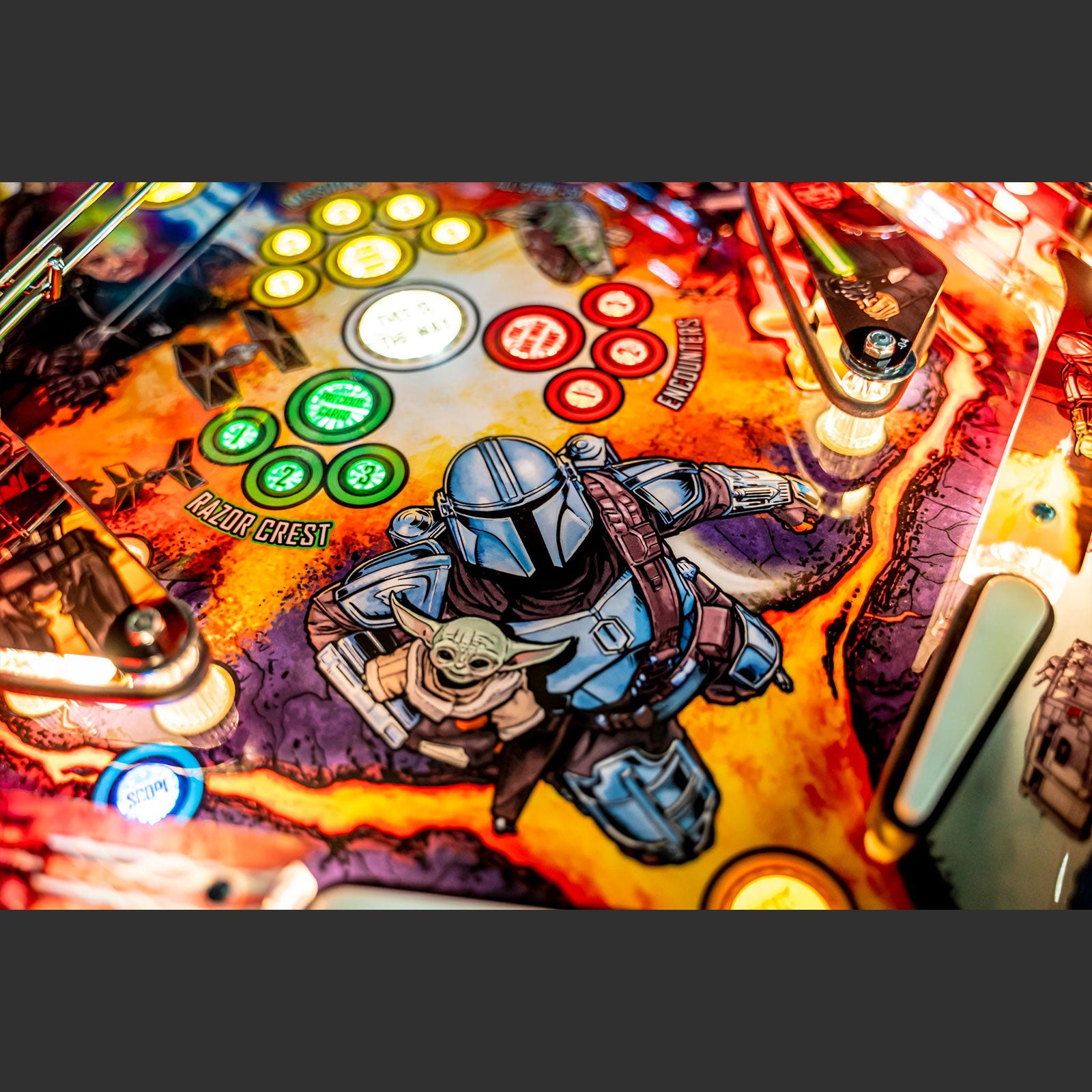 Nitro Pinball Sales Stern Pinball Machine STAR WARS The Mandalorian: Premium