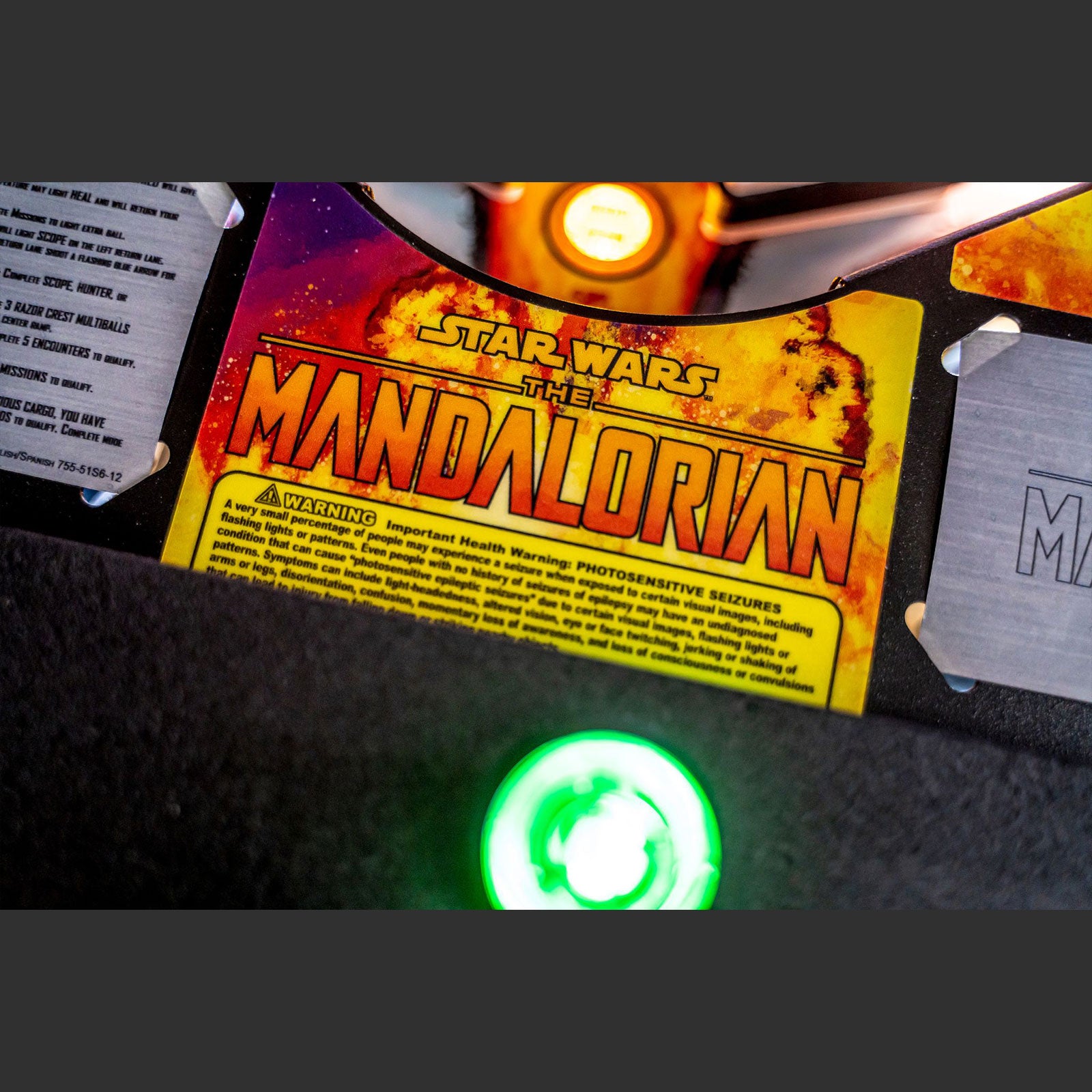 Nitro Pinball Sales Stern Pinball Machine STAR WARS The Mandalorian: Premium