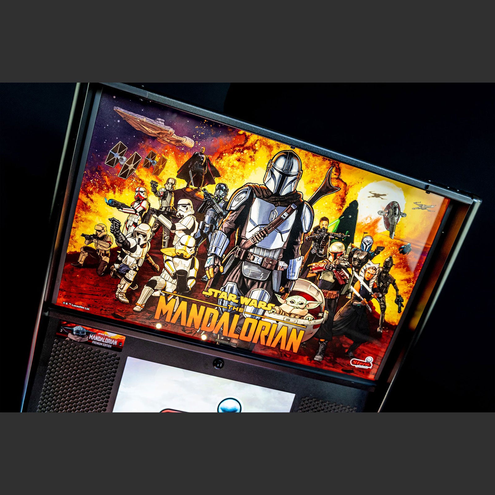 Nitro Pinball Sales Stern Pinball Machine STAR WARS The Mandalorian: Premium