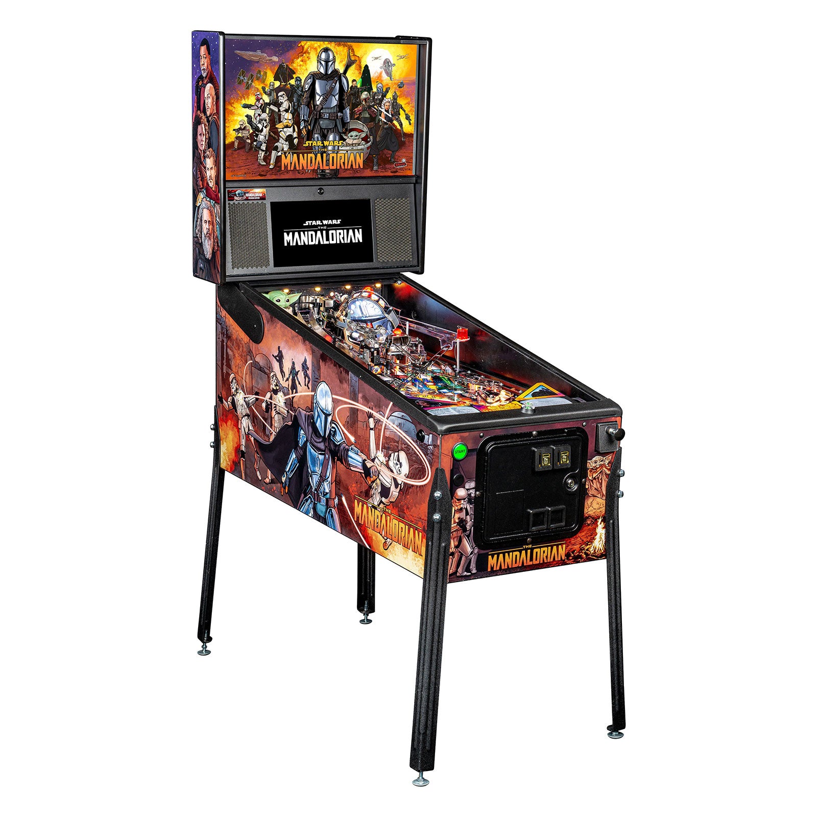 Nitro Pinball Sales Stern Pinball Machine STAR WARS The Mandalorian: Premium