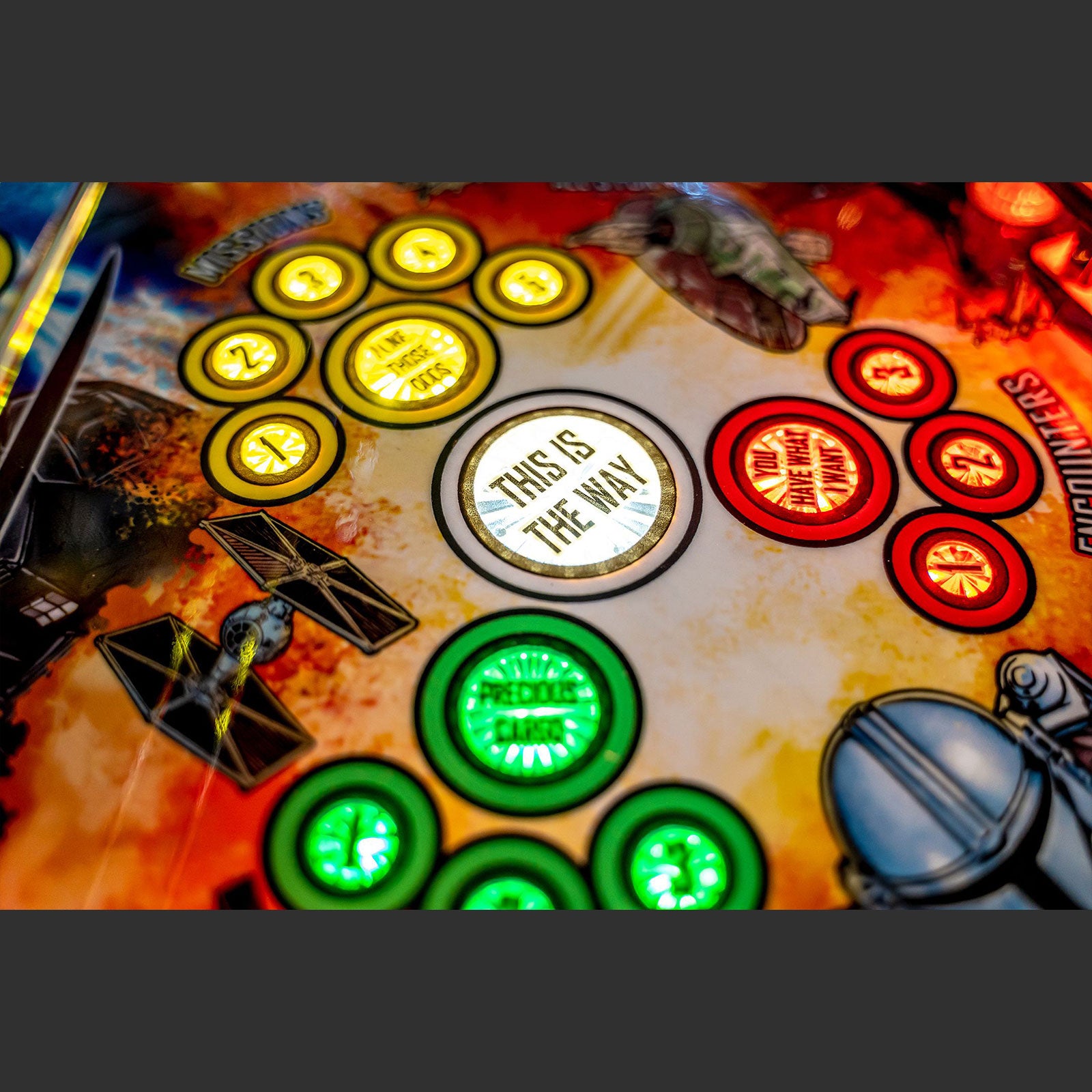 Nitro Pinball Sales Stern Pinball Machine STAR WARS The Mandalorian: Premium