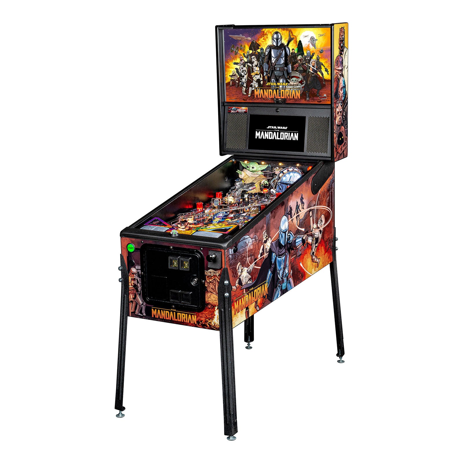 Nitro Pinball Sales Stern Pinball Machine STAR WARS The Mandalorian: Premium