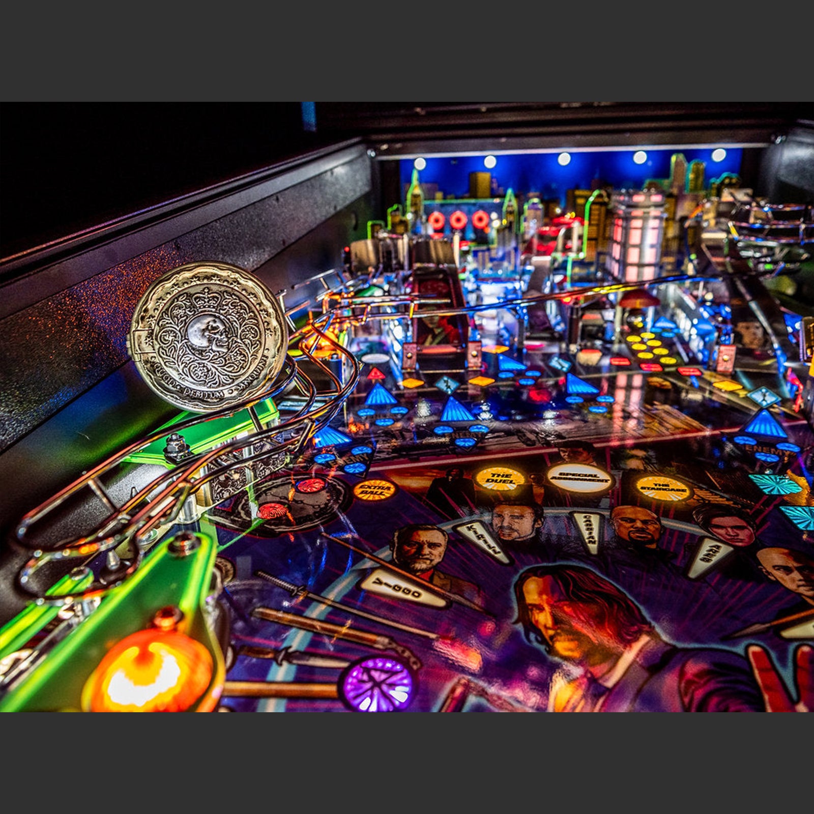 Nitro Pinball Sales Canada Stern Pinball Machine John Wick Premium Playfield