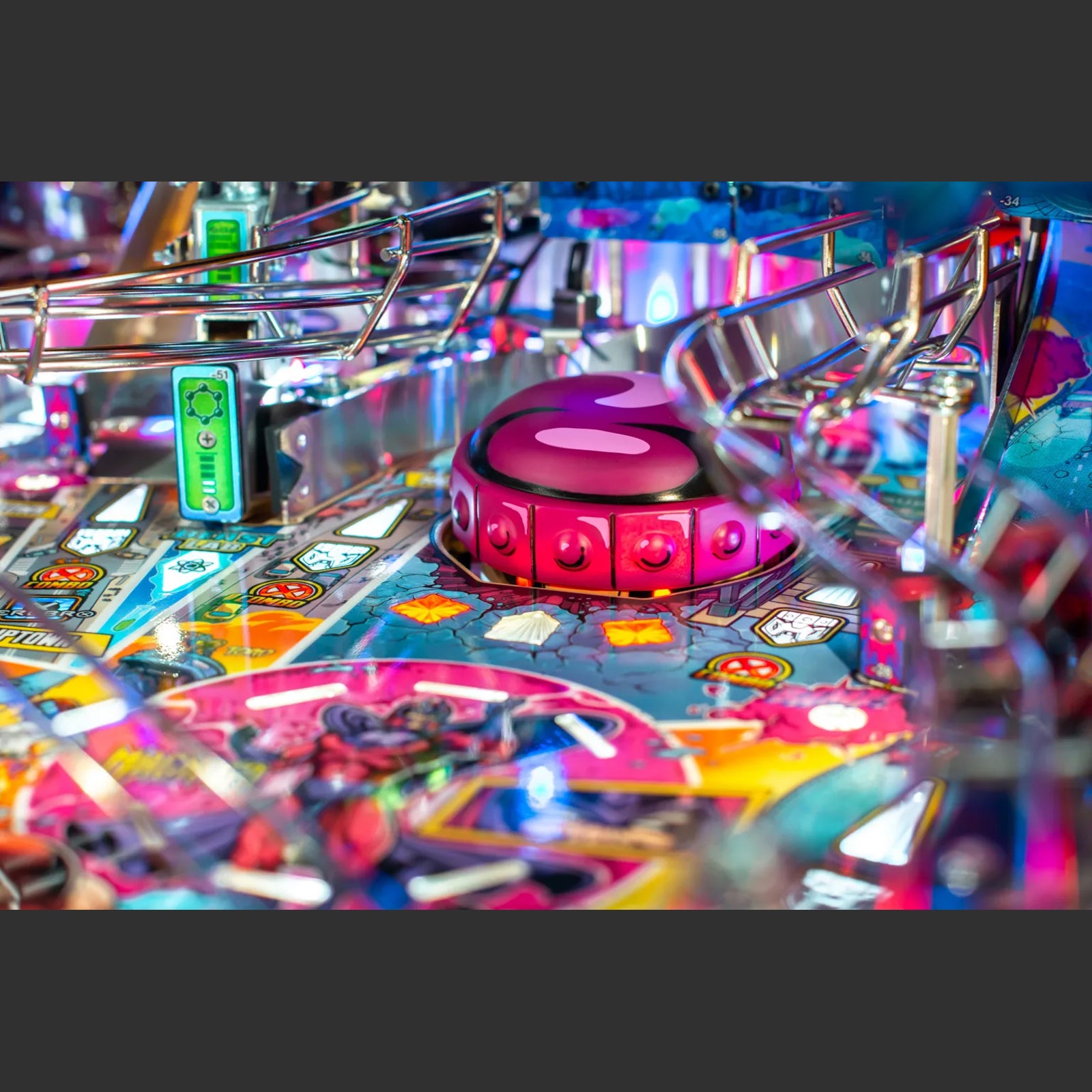 Nitro Pinball Sales Canada Stern Pinball Machine The Uncanny X-Men Premium Edition Playfield