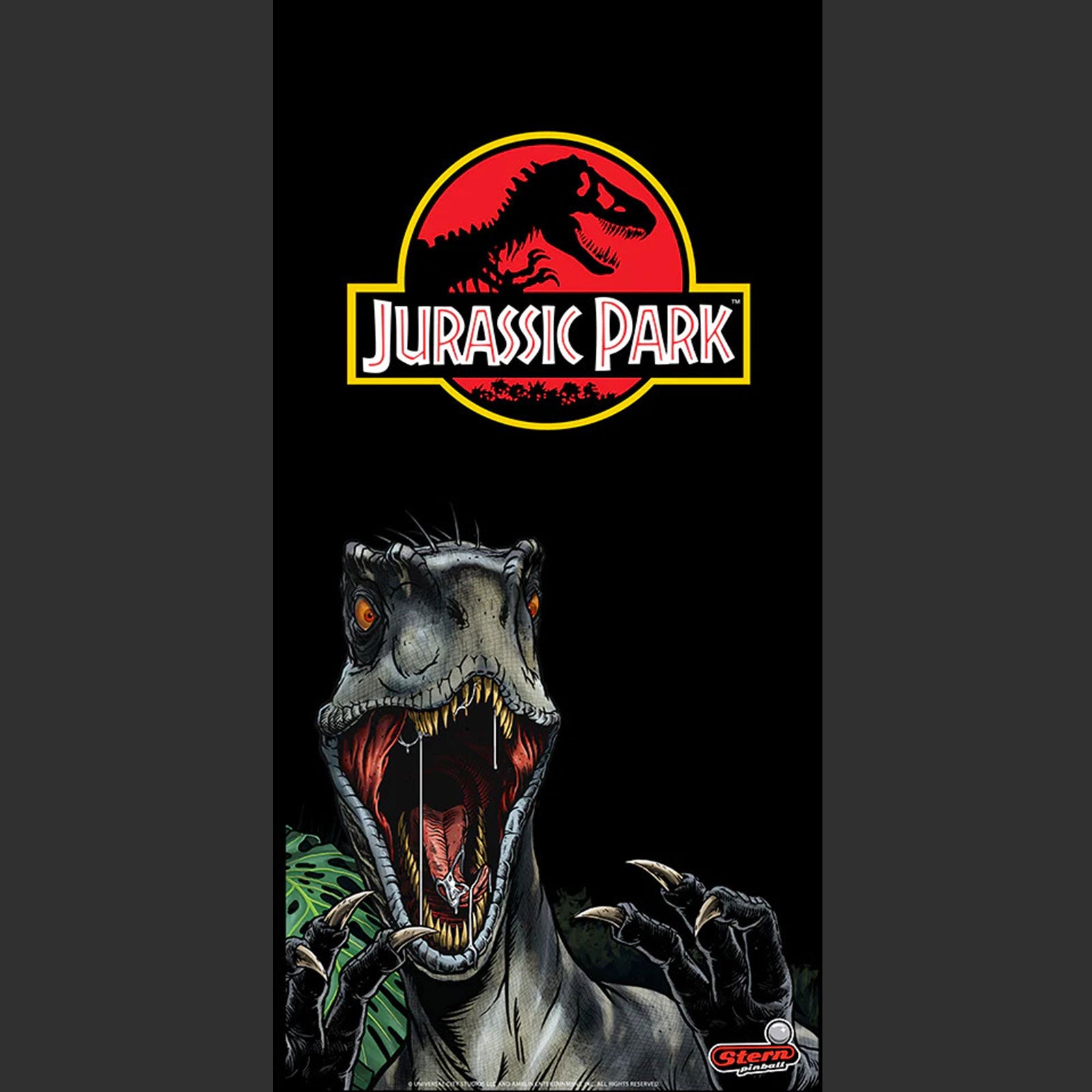 Nitro Pinball Sales Parts & Accessories Stern's Jurassic Park DUST Cover