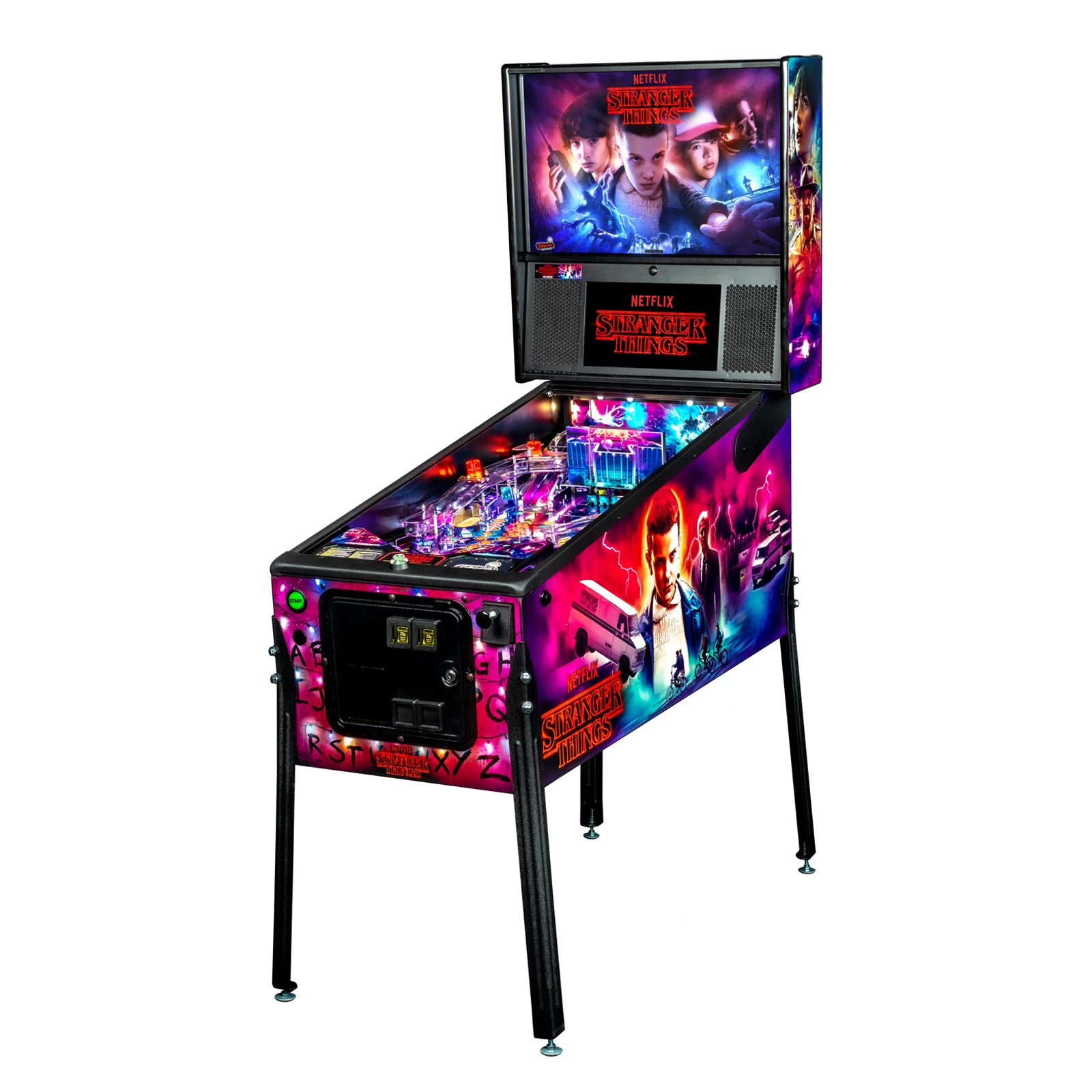 Nitro Pinball Sales Canada Stranger Things Pro Stern pinball machine playfield
