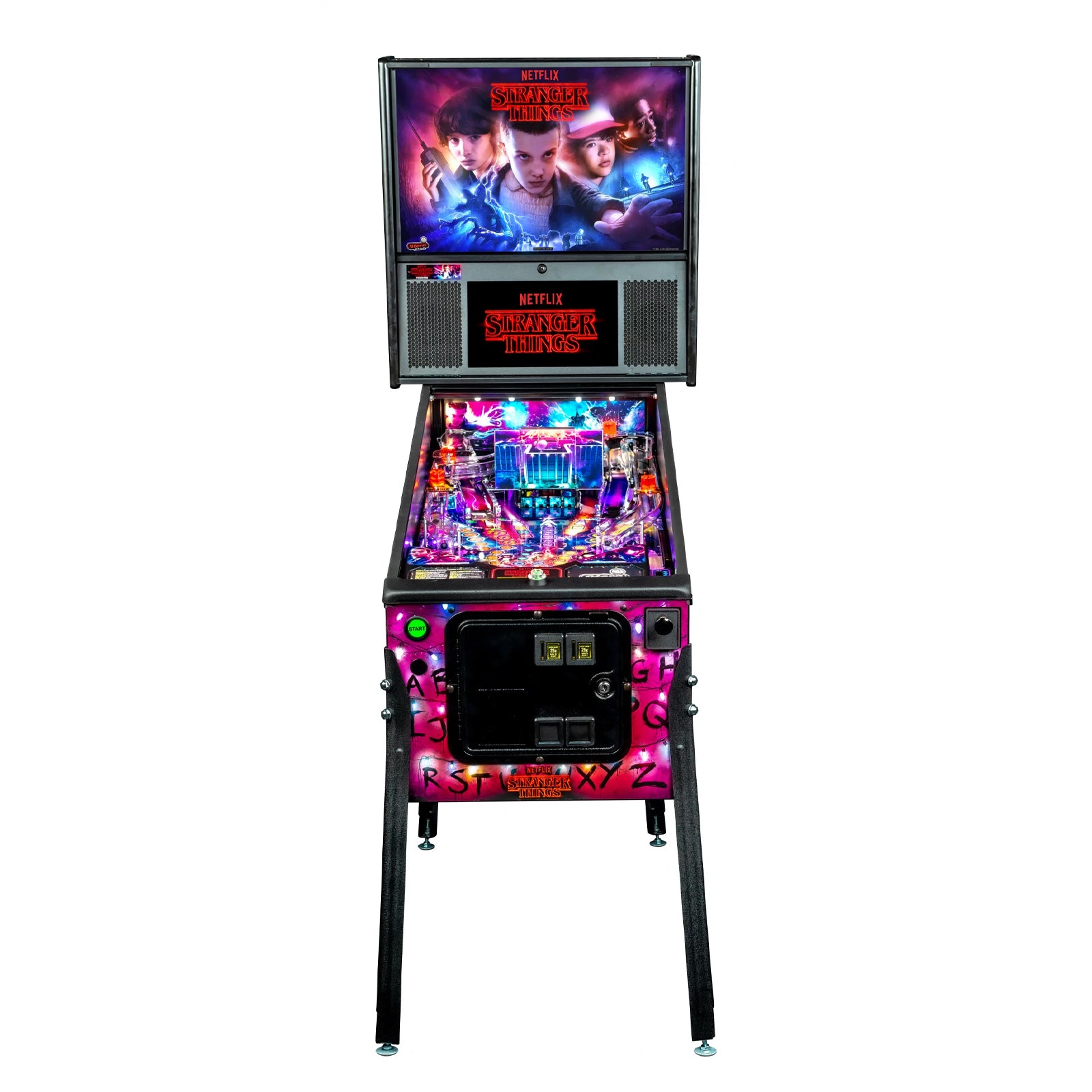 Nitro Pinball Sales Canada Stranger Things Pro Stern pinball machine playfield