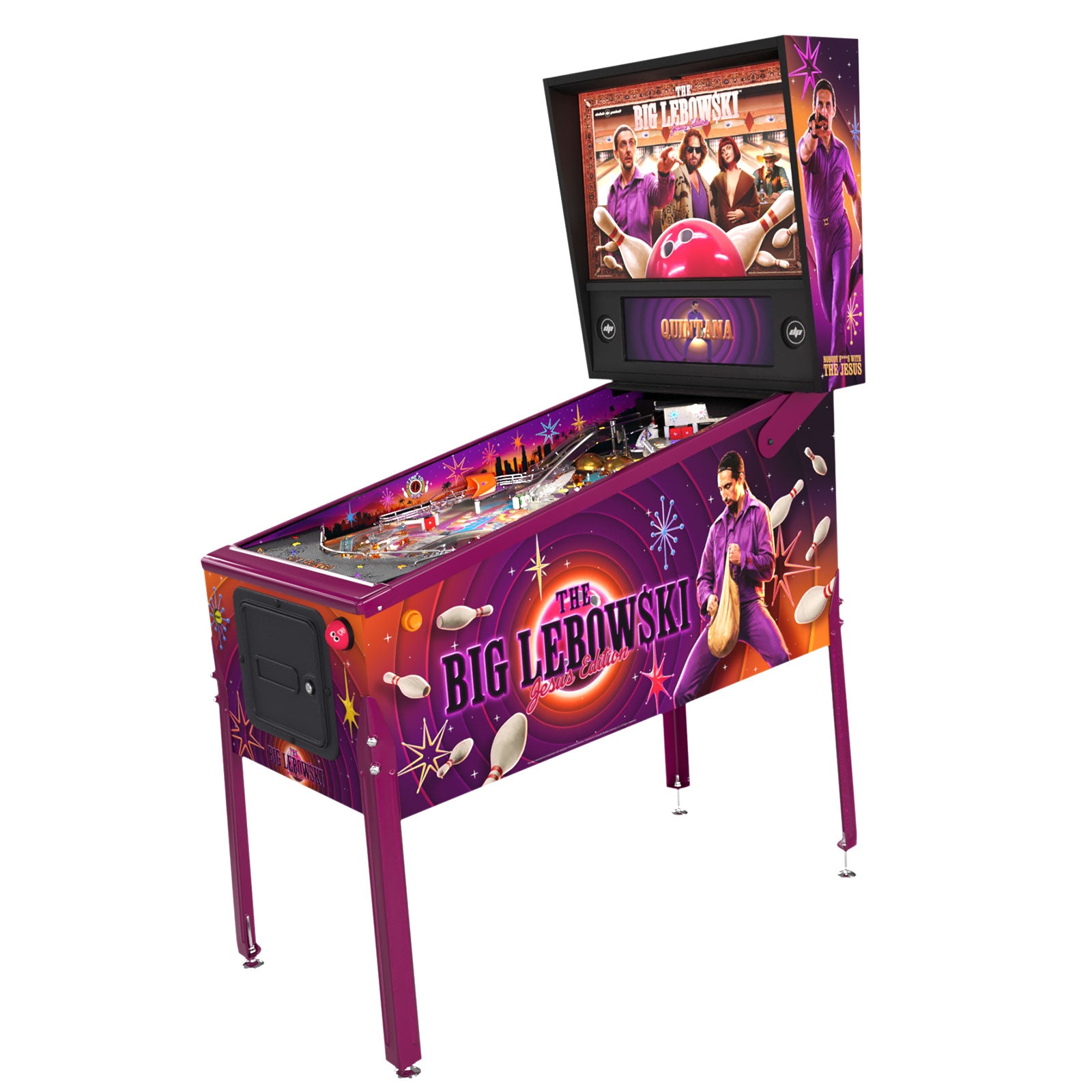 Nitro Pinball Sales The Big Lebowski Jesus Edition Dutch Pinball Machine