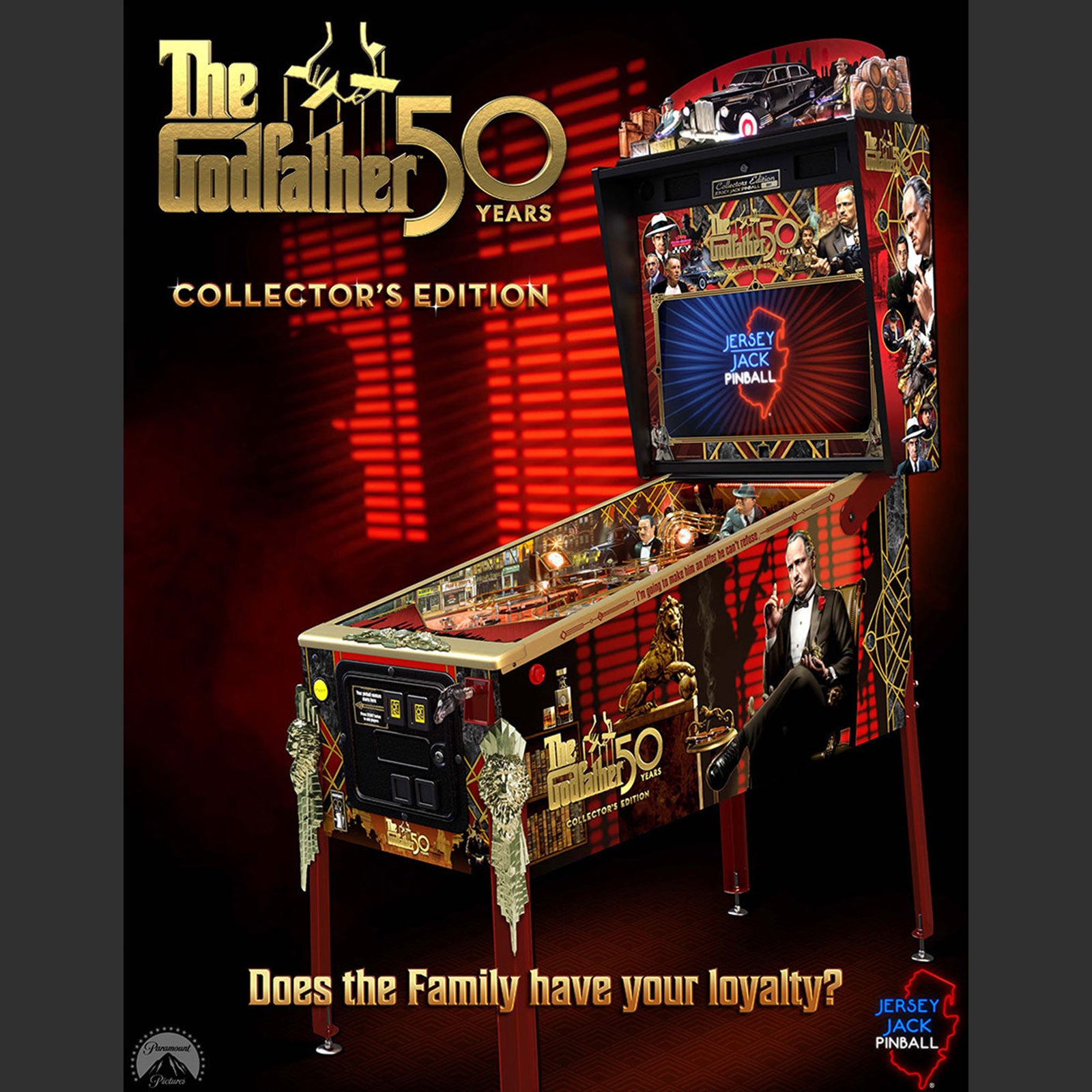 Nitro Pinball Sales Canada The Godfather™ Colector's Edition Jersey Jack Pinball Machine