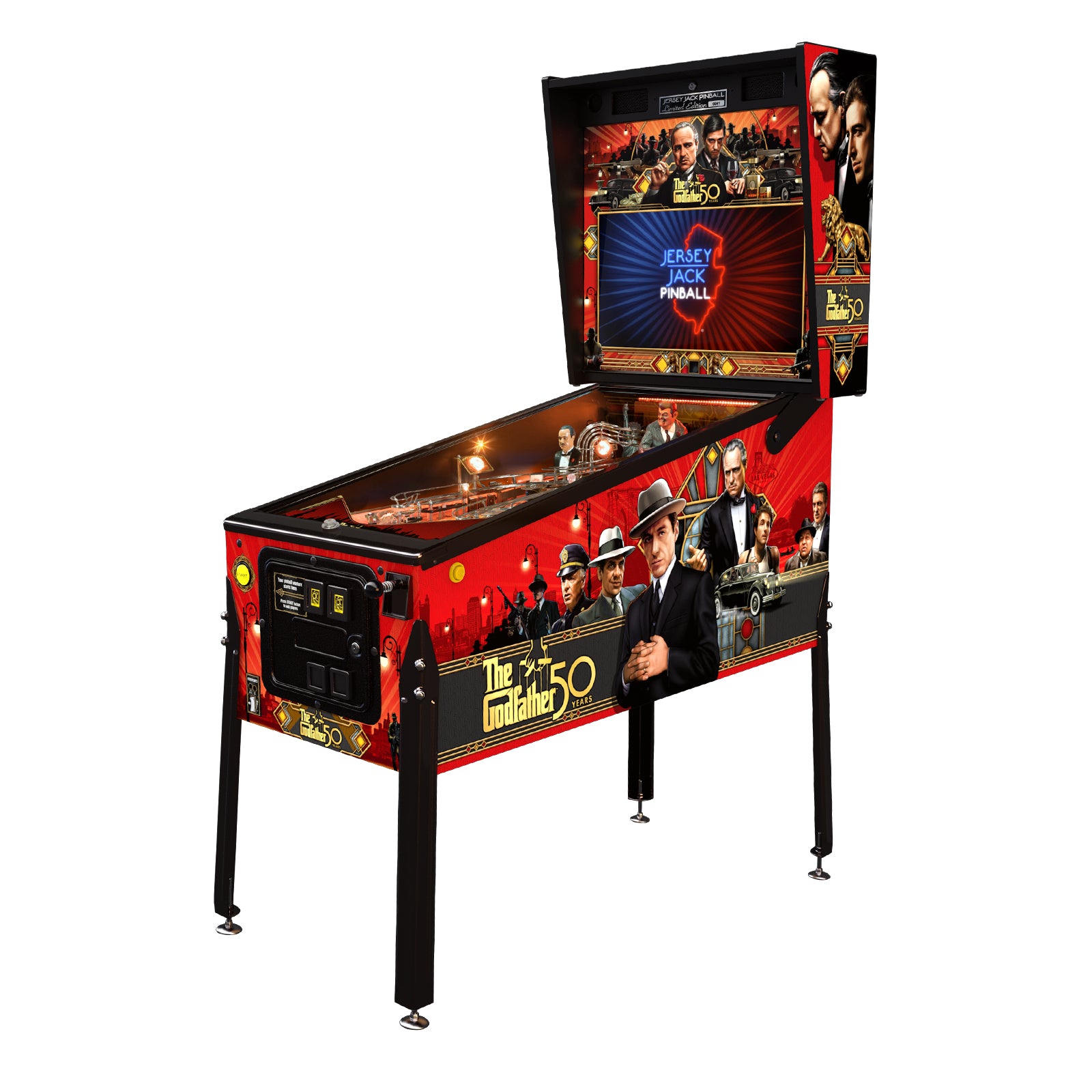 Nitro Pinball Sales Canada The Godfather™ Limited Edition - LAST ONE! Jersey Jack Pinball Machine