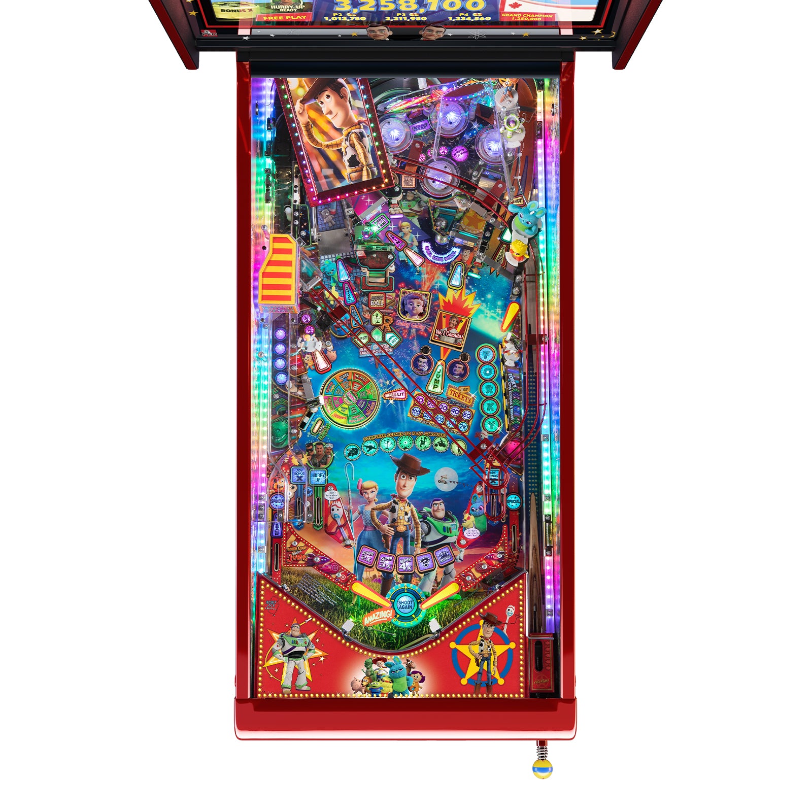 Nitro Pinball Sales Canada Toy Story Collector's Edition Jersey Jack Pinball Machine