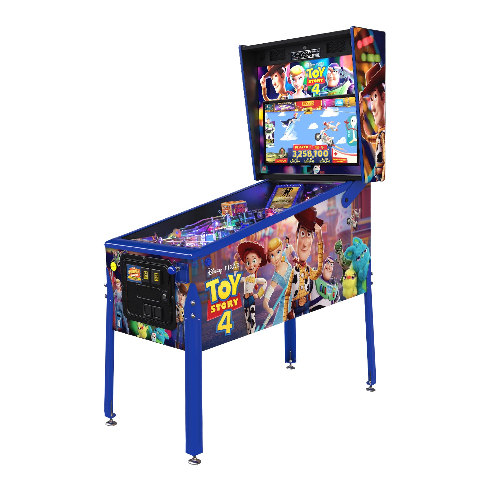 Nitro Pinball Sales Canada Toy Story Limited Edition Jersey Jack Pinball Machine