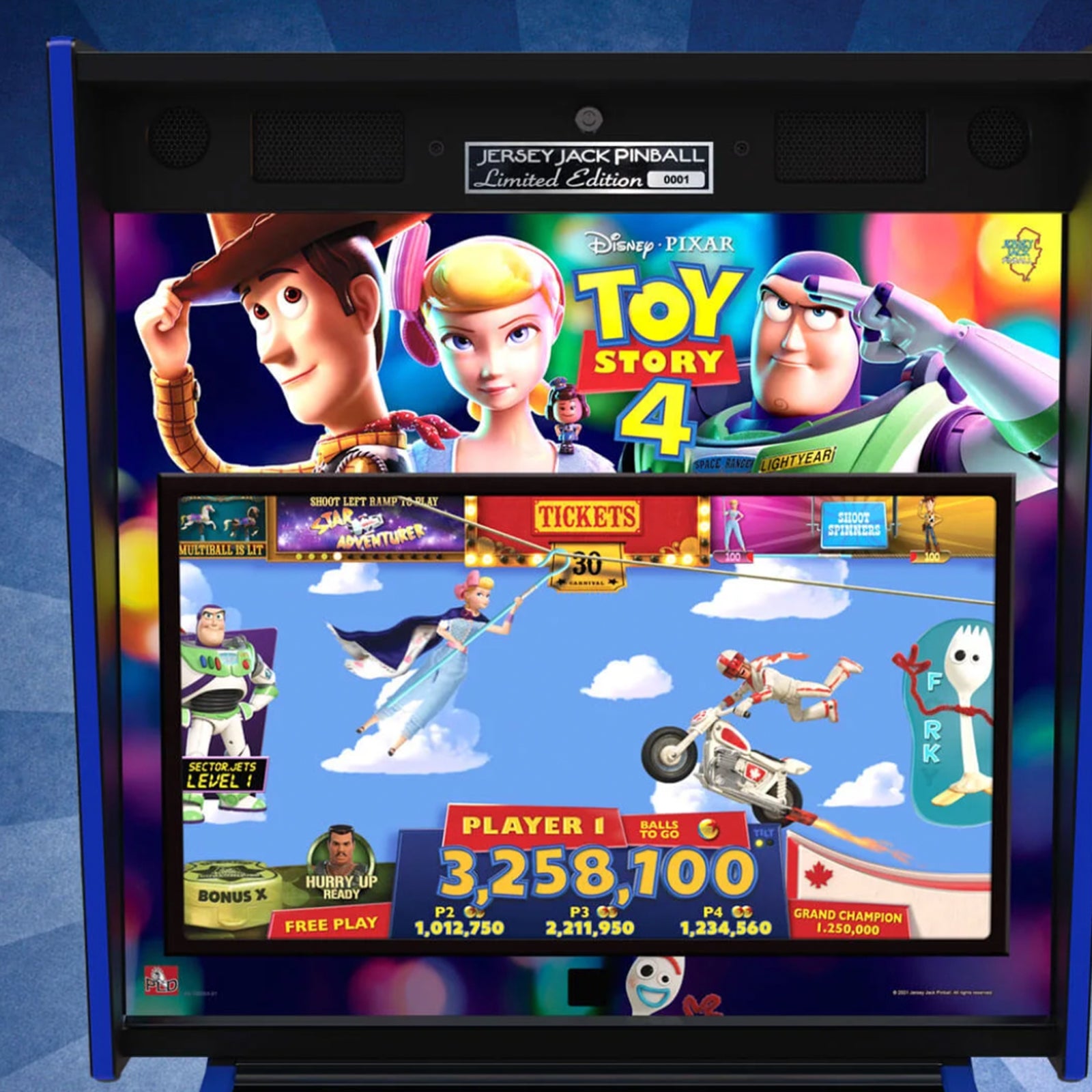 Nitro Pinball Sales Canada Toy Story Limited Edition Jersey Jack Pinball Machine