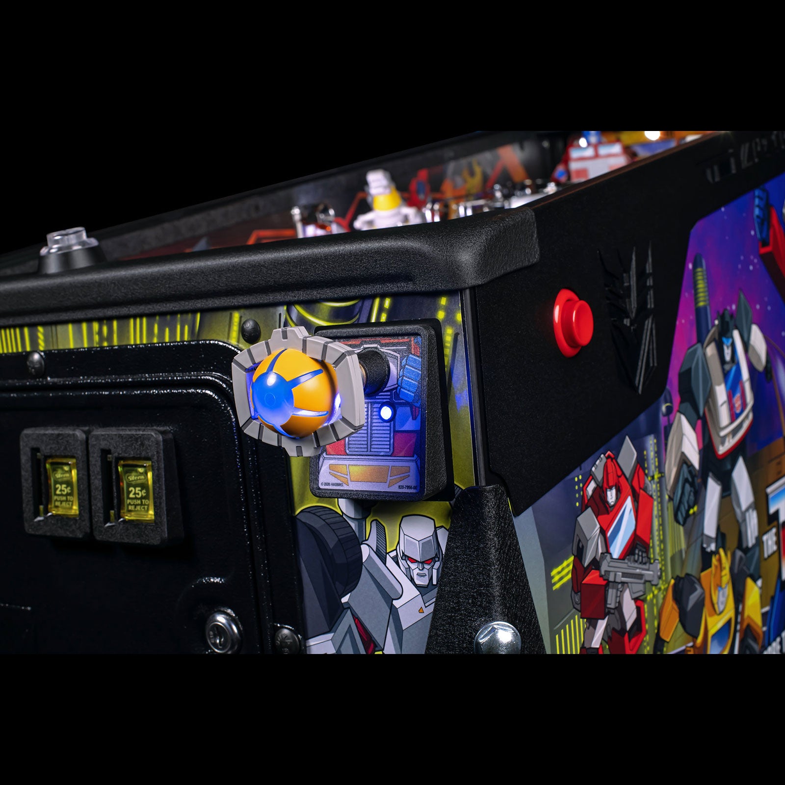 Nitro Pinball Sales Parts & Accessories - Transformers Interactive Shooter Knob Accessory - Stern Pinball