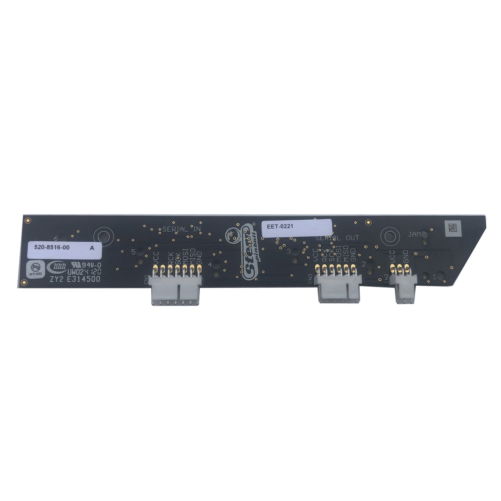 Nitro Pinball Sales Parts & Accessories Trough Serial Opto Receiver Extension 520-8516-00 - Latest p/n