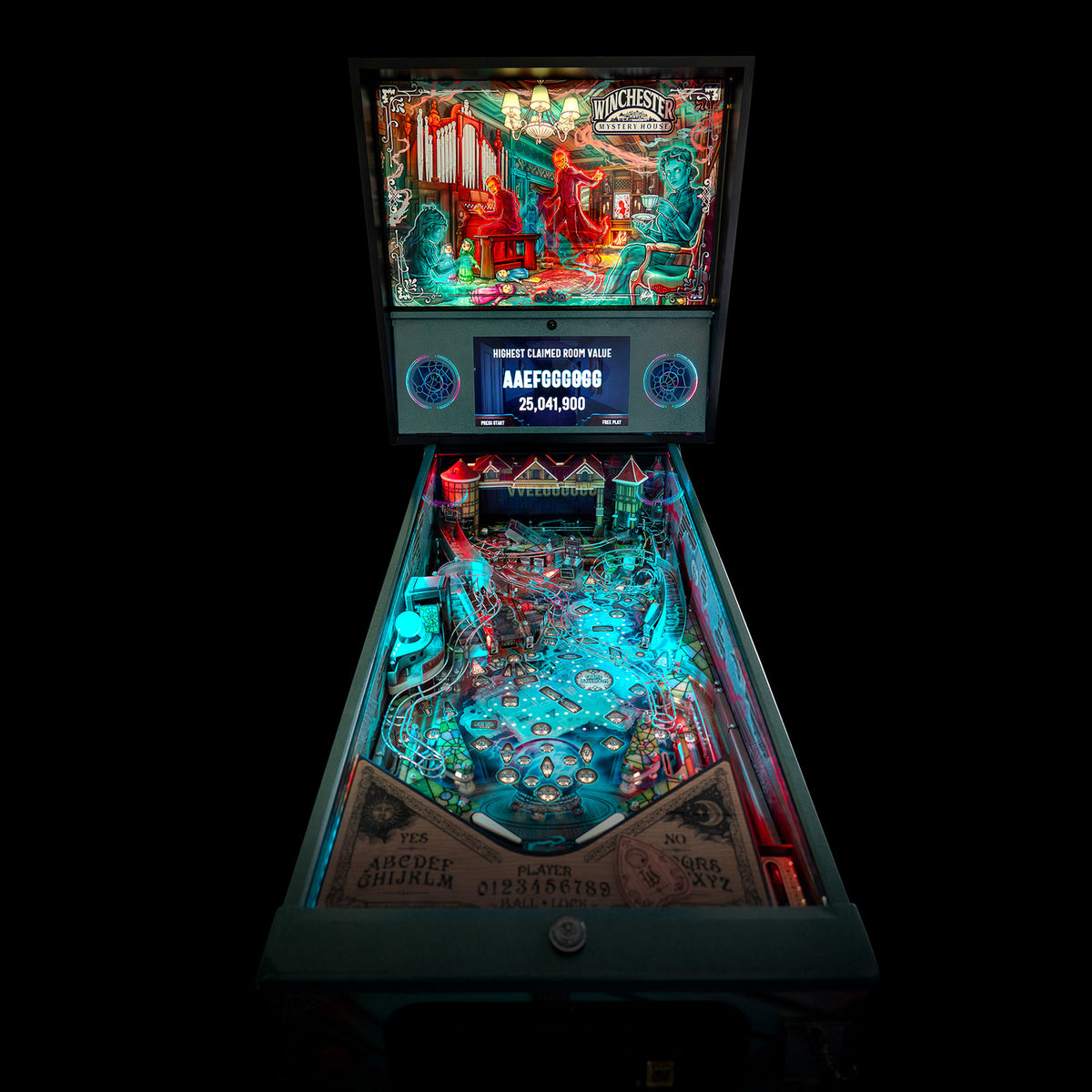 Nitro Pinball Sales Parts & Accessories Winchester Alternate Backglass By Barrels of Fun