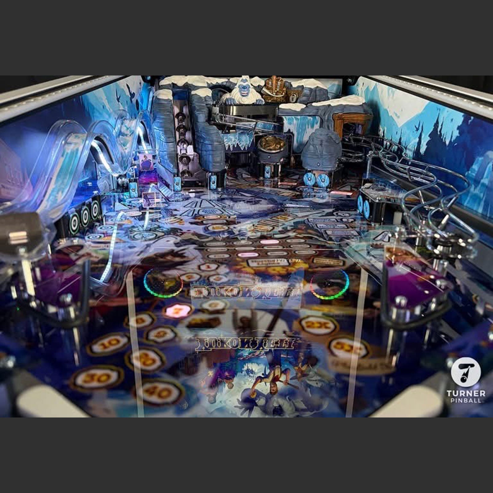 Nitro Pinball Sales Yukon Yeti Pinball Machine by Turner Pinball