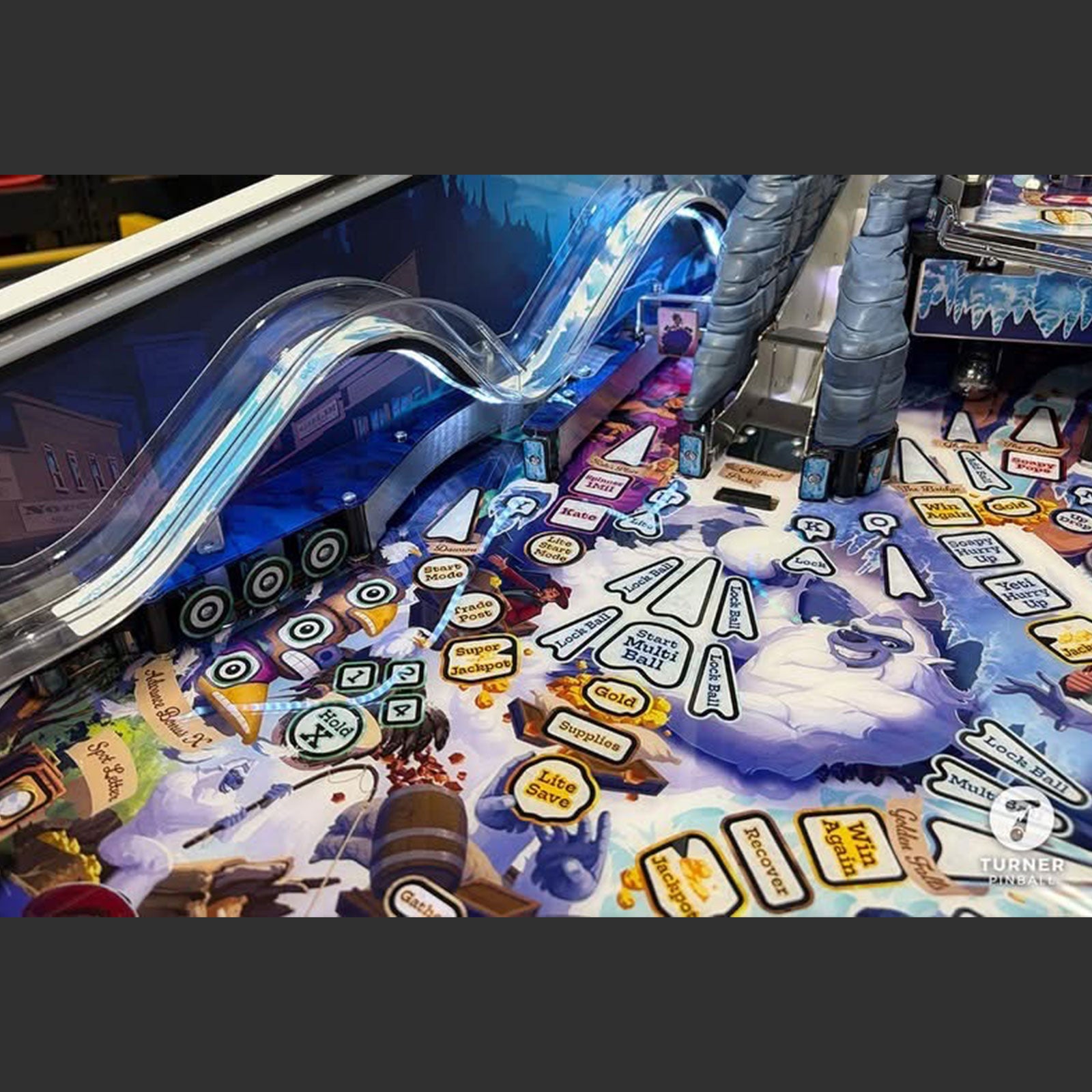 Nitro Pinball Sales Yukon Yeti Pinball Machine by Turner Pinball