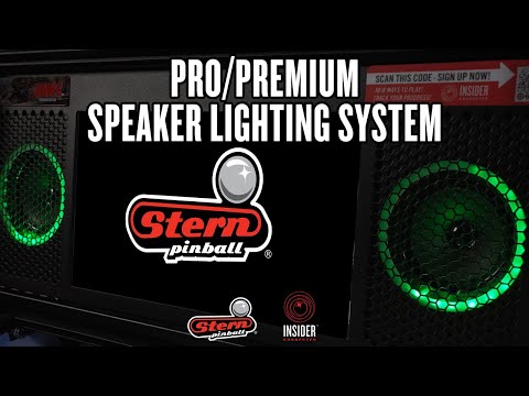 Nitro Pinball Canada - Accessories - Pro / Premium Speaker Lighting System for STERN Pinball Machines
