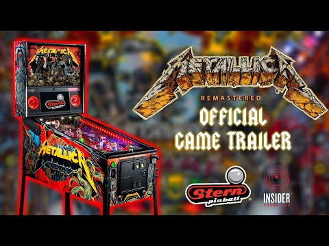 Nitro Pinball Canada Sales Stern Metallica Remastered Premium Pinball Machine Video