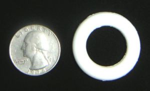 3/4" White Rubber Ring