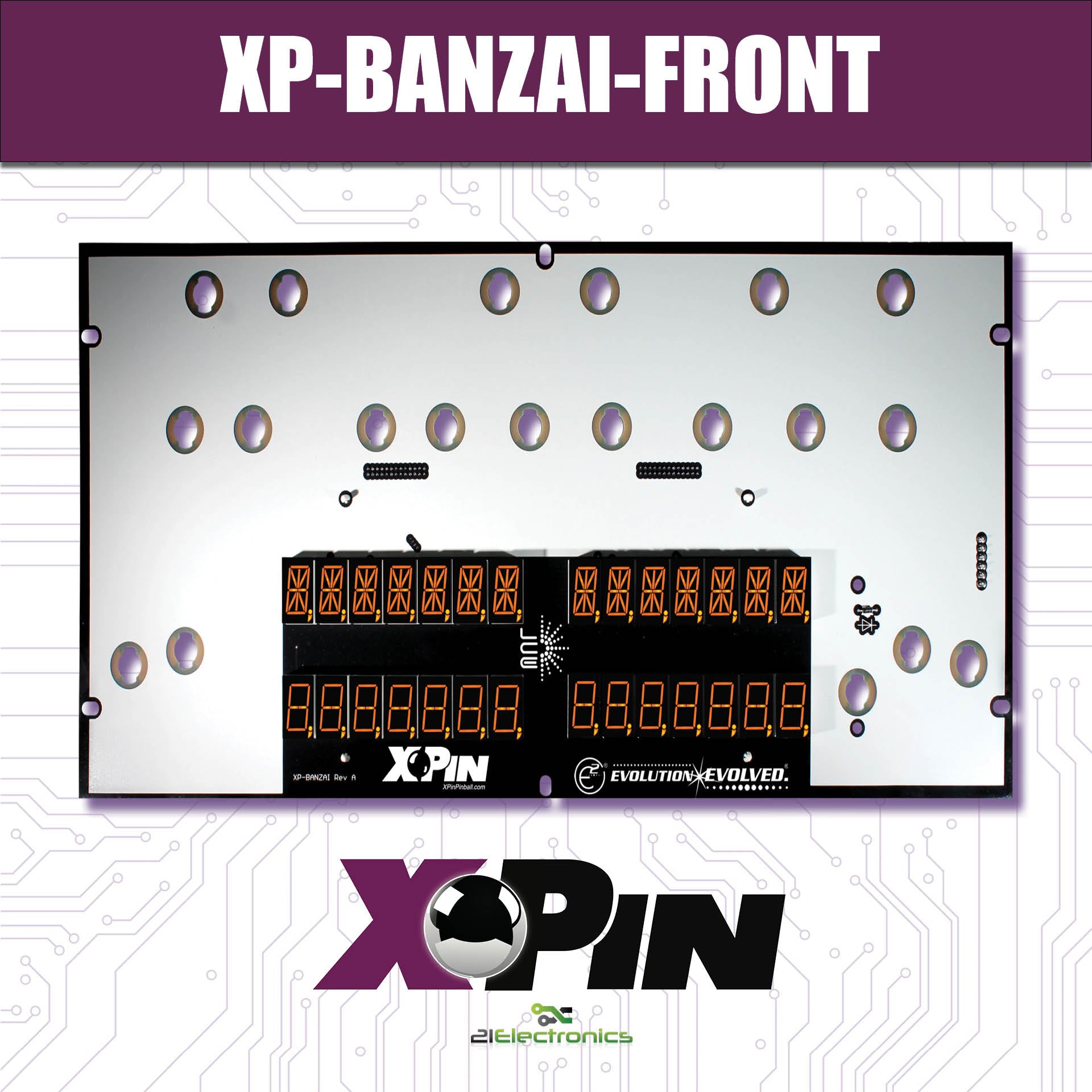 Nitro Pinball Sales Parts & Accessories XP-BANZAI-O / WILLIAMS SYSTEM 11B: BANZAI RUN