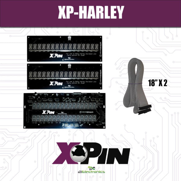 Nitro Pinball Sales Parts & Accessories XP-HARLEY / WILLIAMS WPC ALPHA DISPLAY: HARLEY DAVIDSON