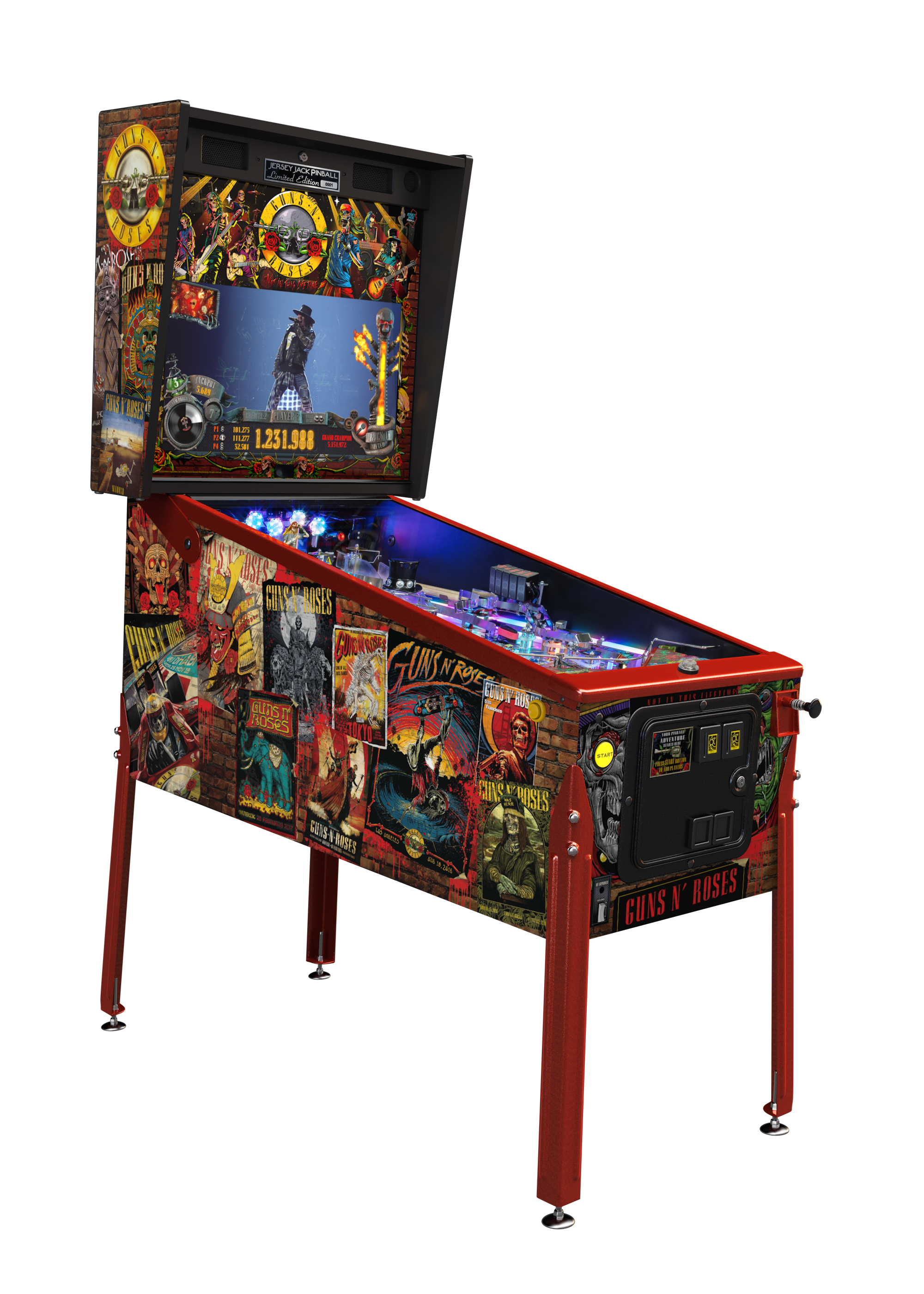 Guns N' Roses™ Limited Edition - IN STOCK! - Nitro Pinball Sales
