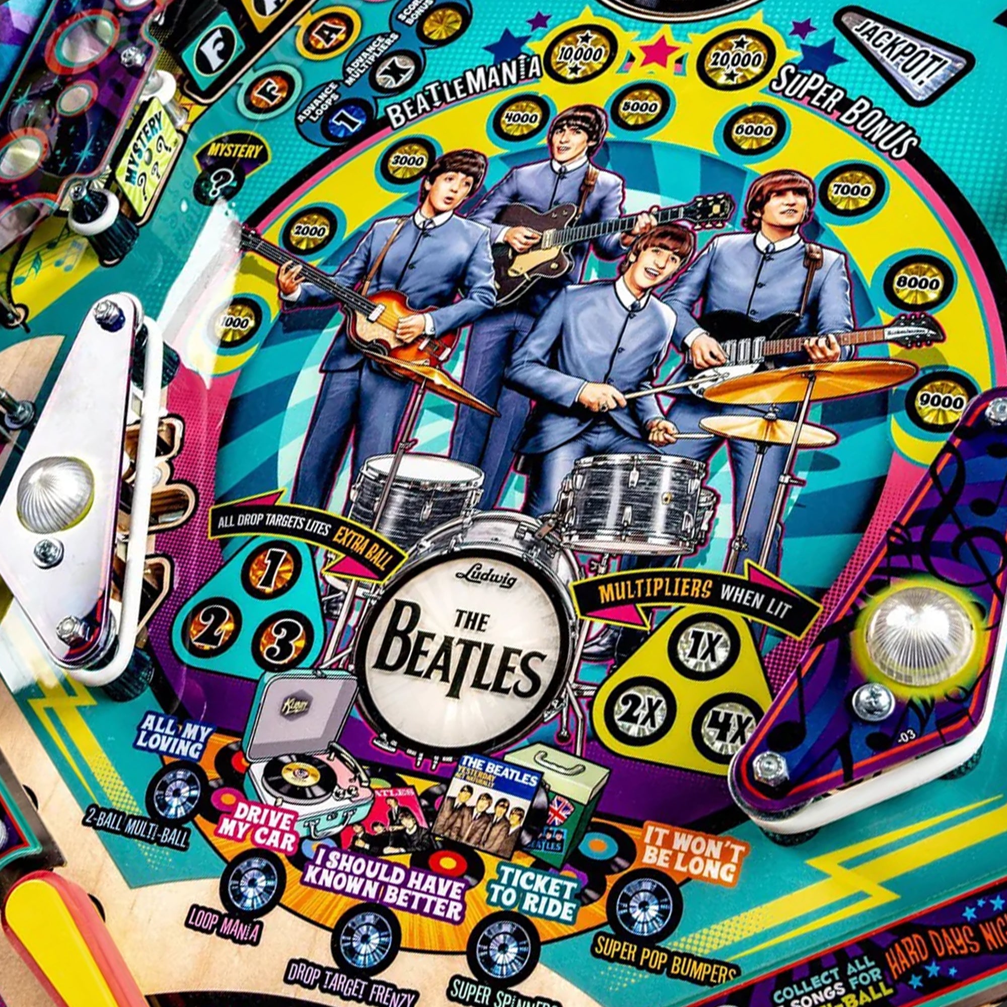 Preorder the Beatles Gold Pinball Machine Today!