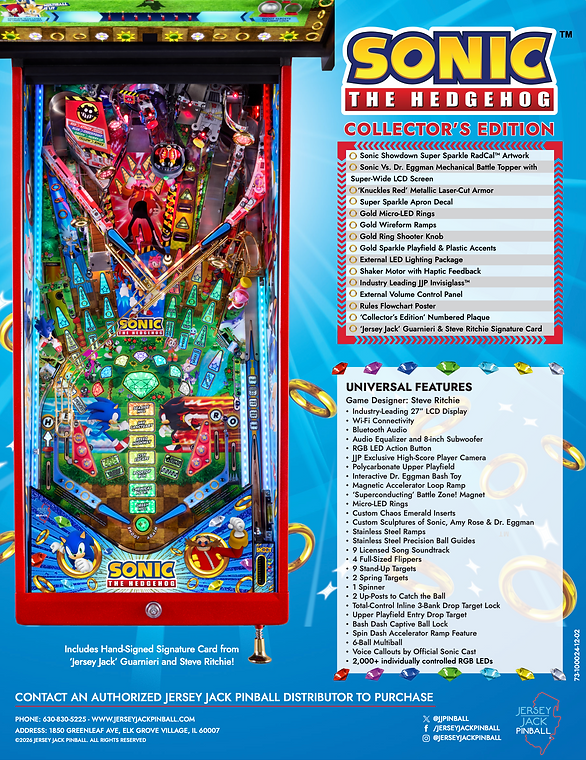 SONIC The Hedgehog COLLECTOR Edition - PREORDER
