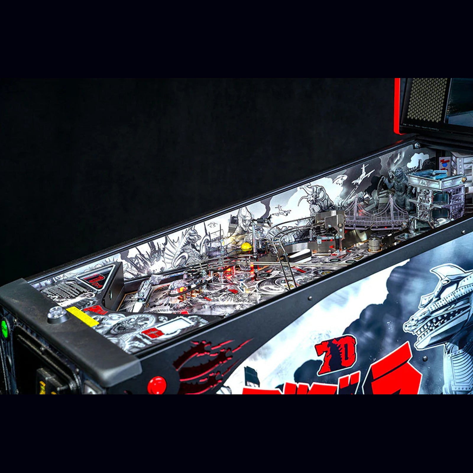 Nitro Pinball Machines Sales Parts and Accessories 70th Anniversary Godzilla Art Blades