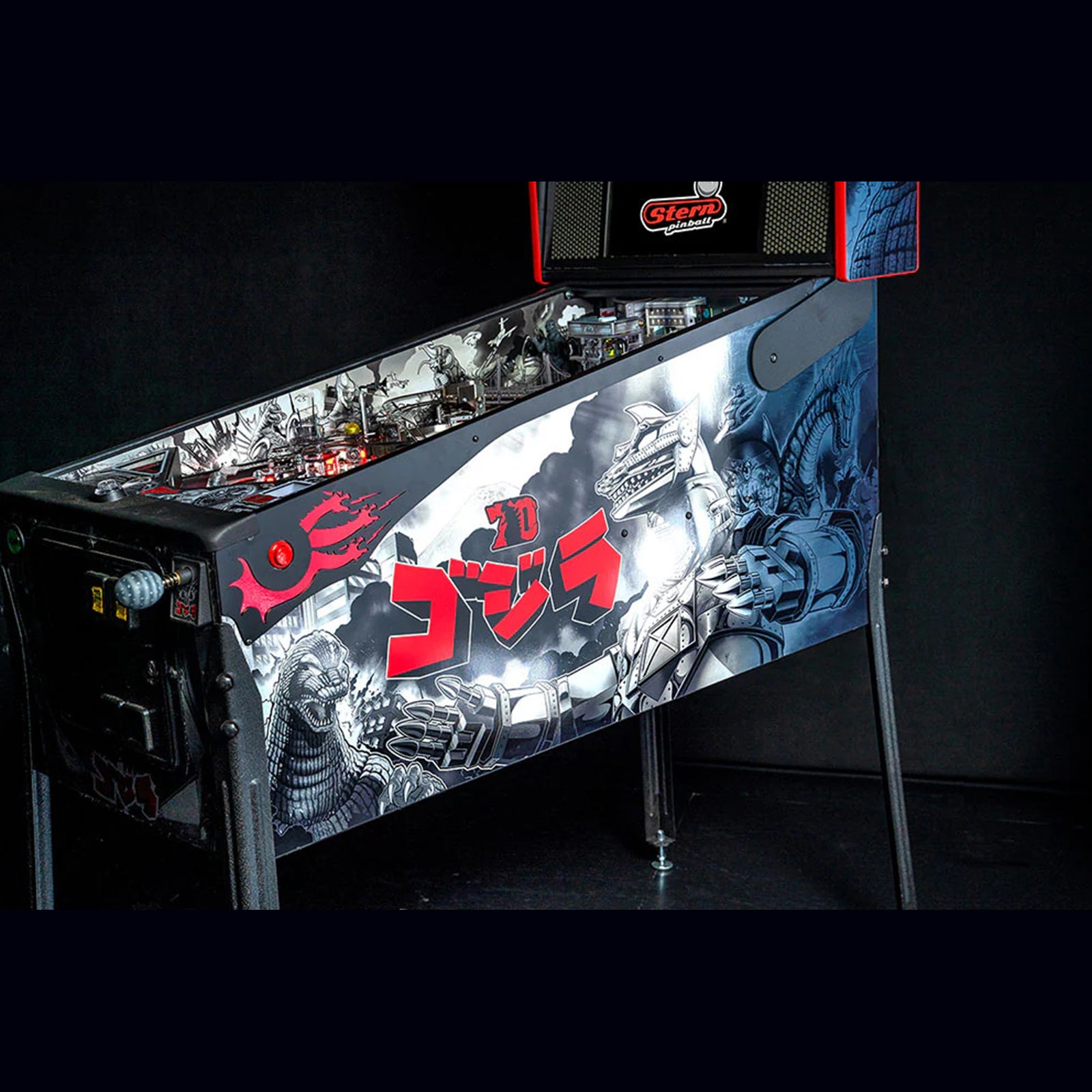 Nitro Pinball Machines Sales Parts and Accessories 70th Anniversary Godzilla Side Armor