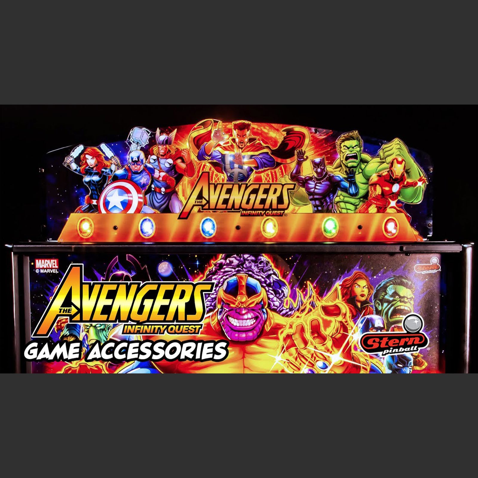 Nitro Pinball Sales Canada AVENGERS Assemble: Infinity Quest TOPPER Pinball Accessories