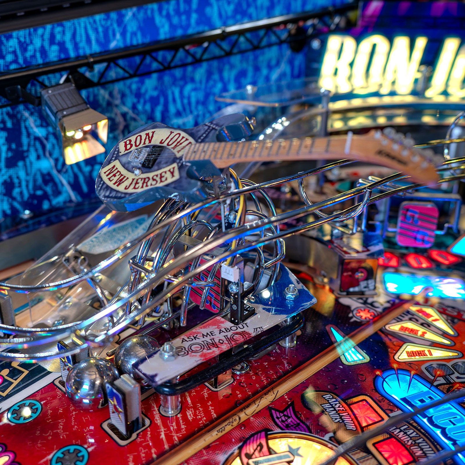 Nitro Pinball Sales BON JOVI Pinball Barrels of Fun Pinball Machine