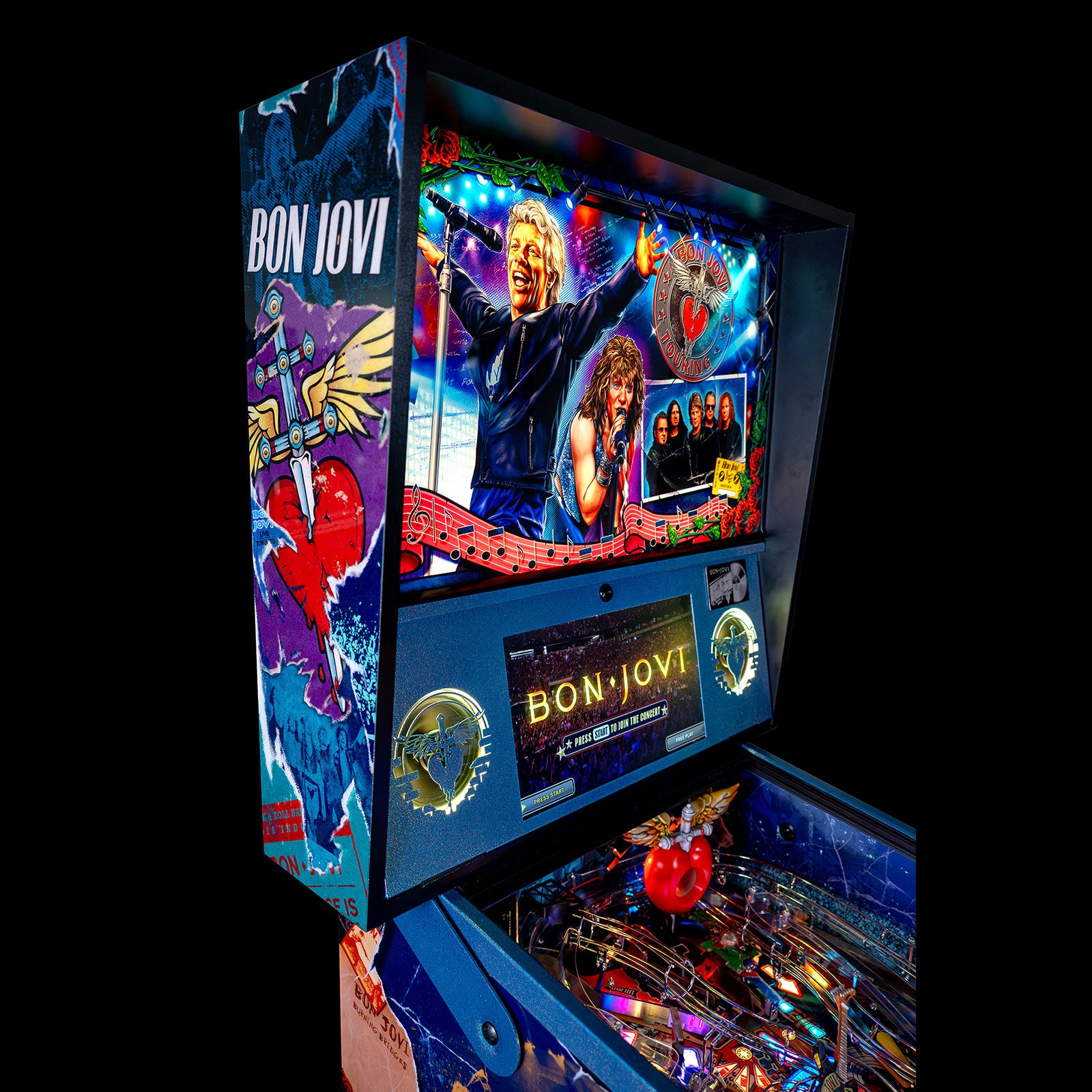 Nitro Pinball Sales BON JOVI Pinball Barrels of Fun Pinball Machine