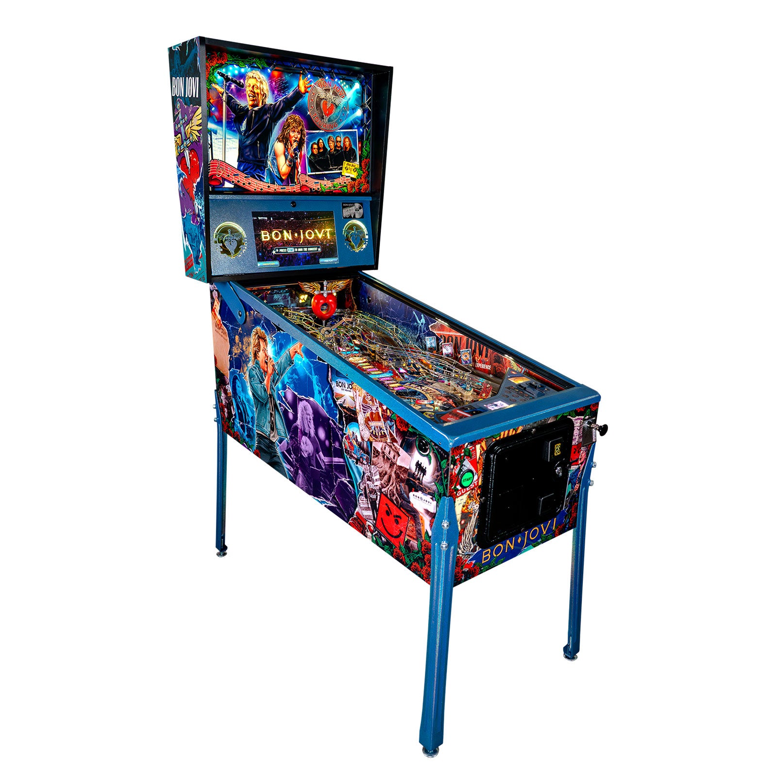 Nitro Pinball Sales BON JOVI Pinball Barrels of Fun Pinball Machine