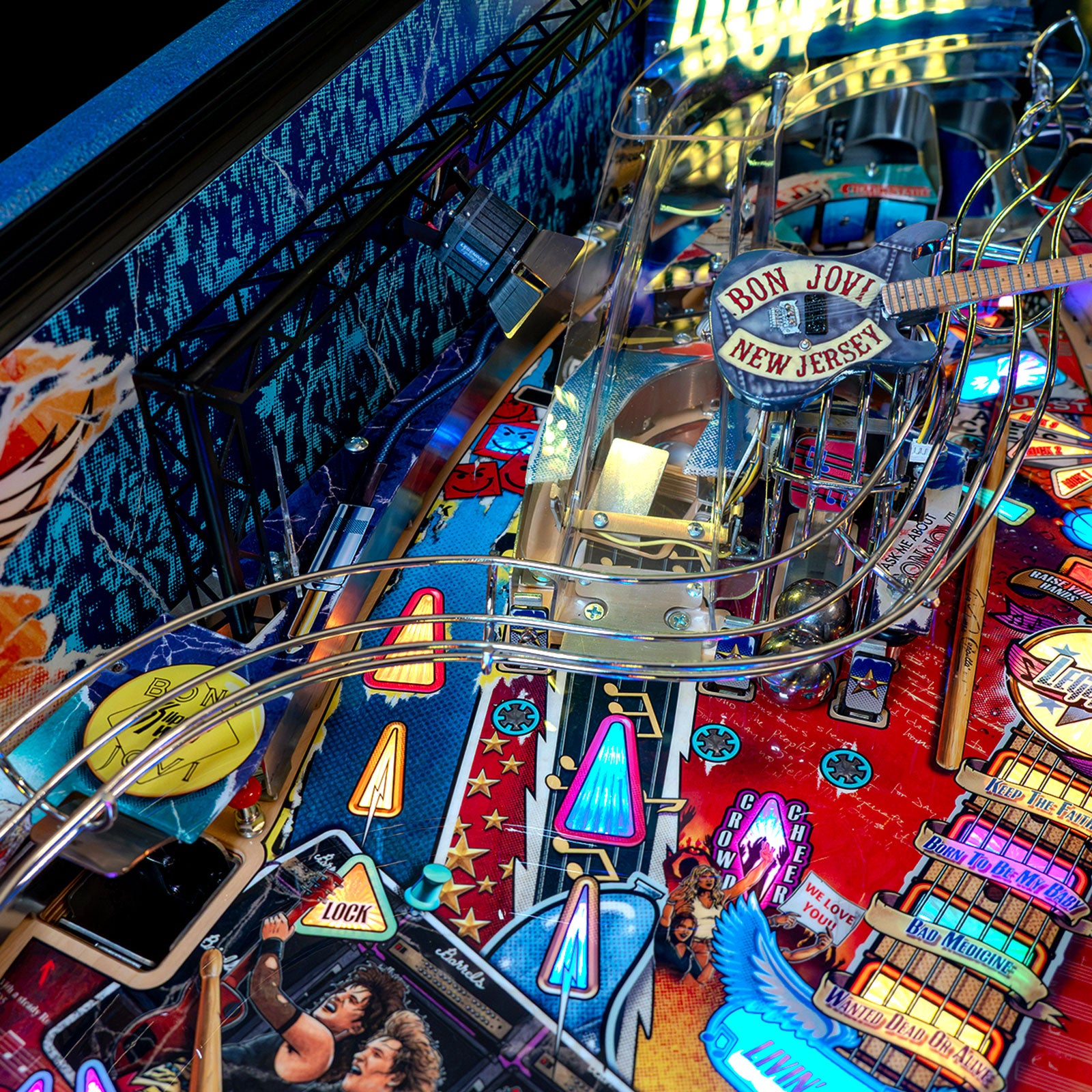 Nitro Pinball Sales BON JOVI Pinball Barrels of Fun Pinball Machine