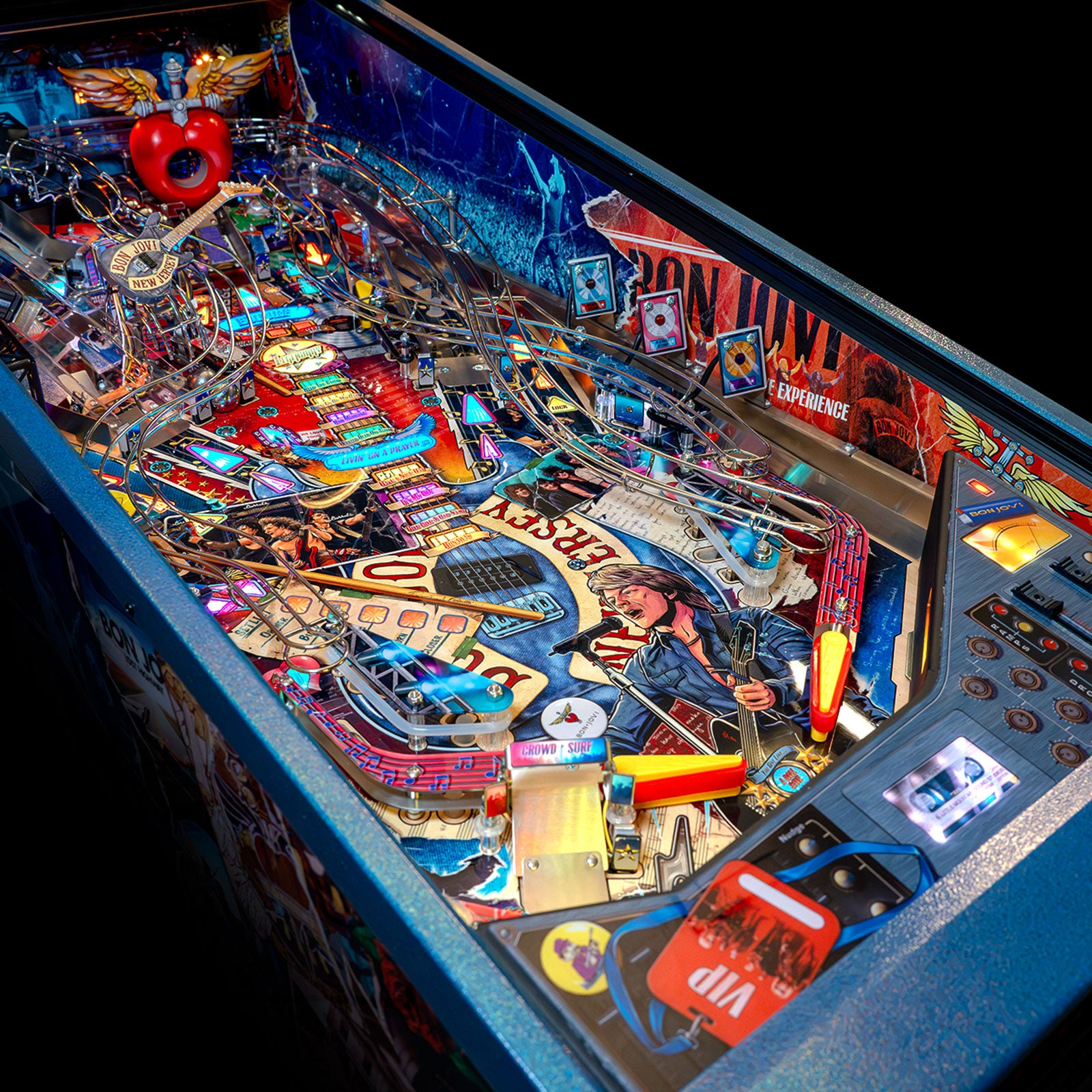 Nitro Pinball Sales BON JOVI Pinball Barrels of Fun Pinball Machine