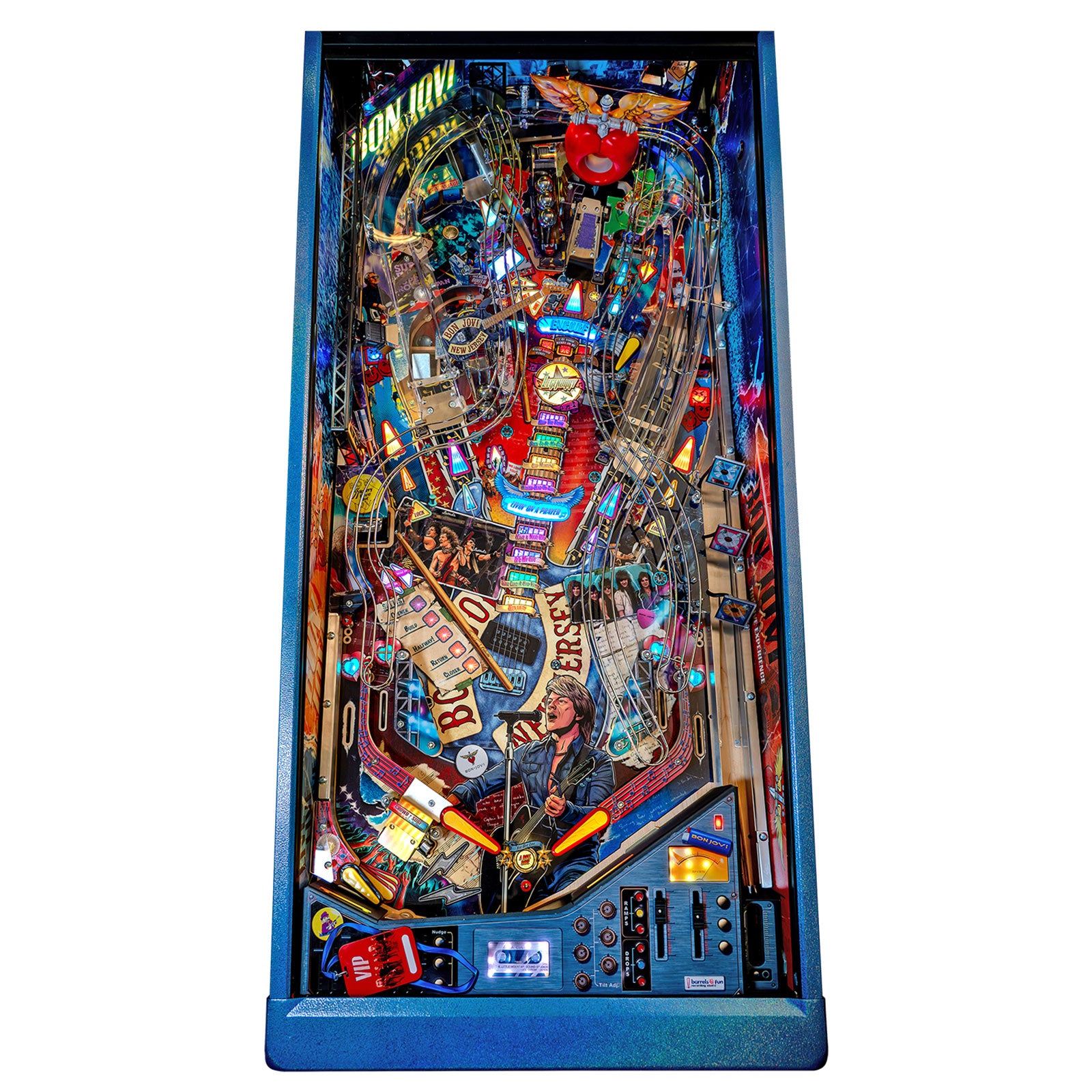 Nitro Pinball Sales BON JOVI Pinball Barrels of Fun Pinball Machine