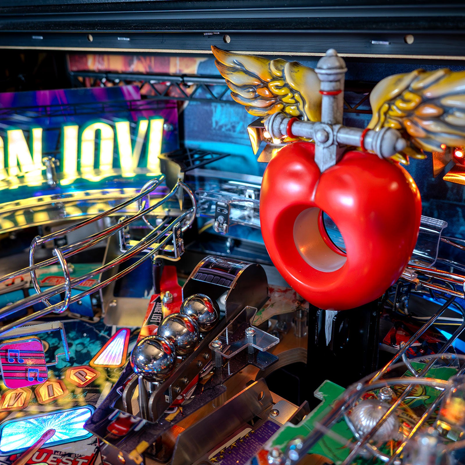 Nitro Pinball Sales BON JOVI Pinball Barrels of Fun Pinball Machine