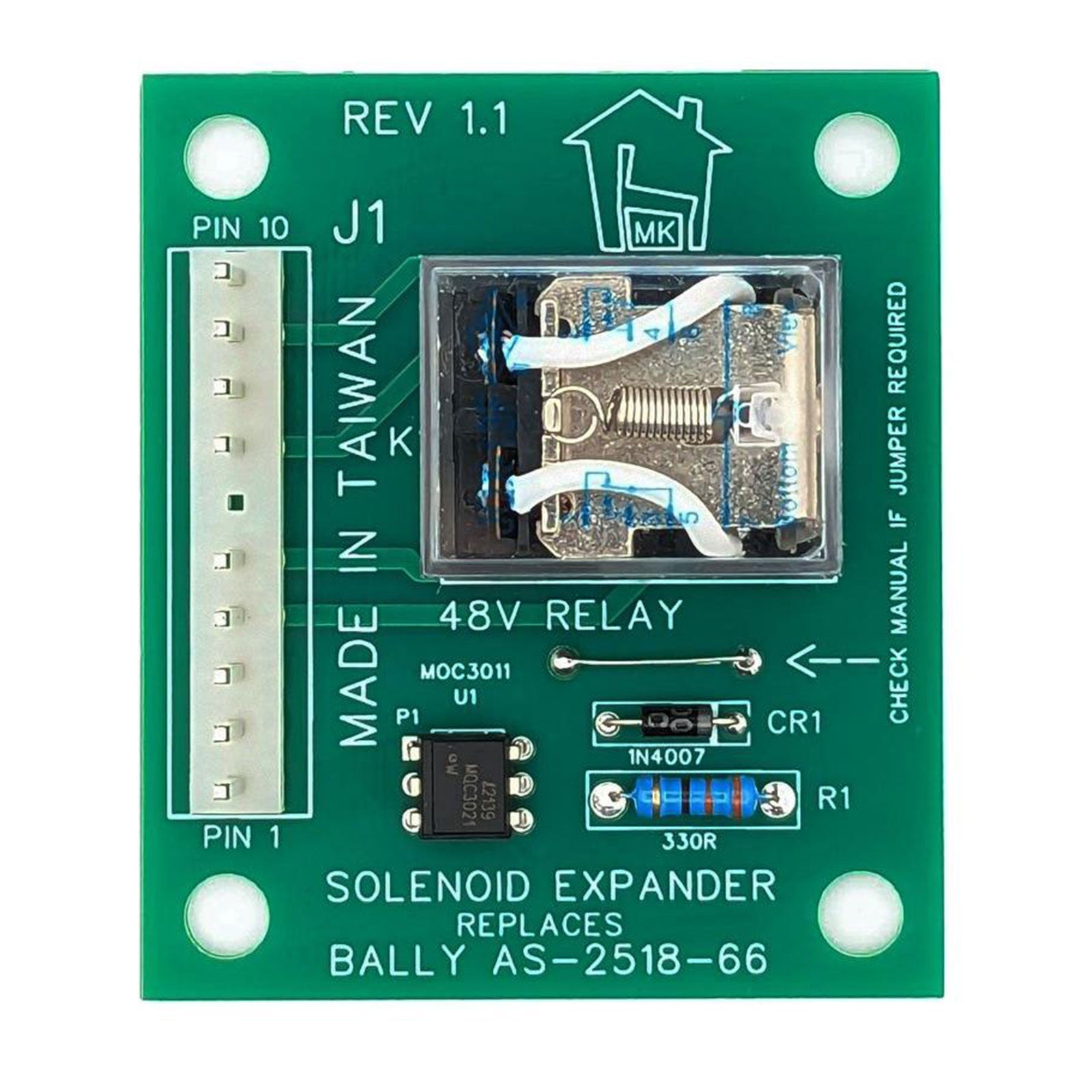 Nitro Pinball Sales Parts & Accessories Bally Solenoid Expander by Homepin