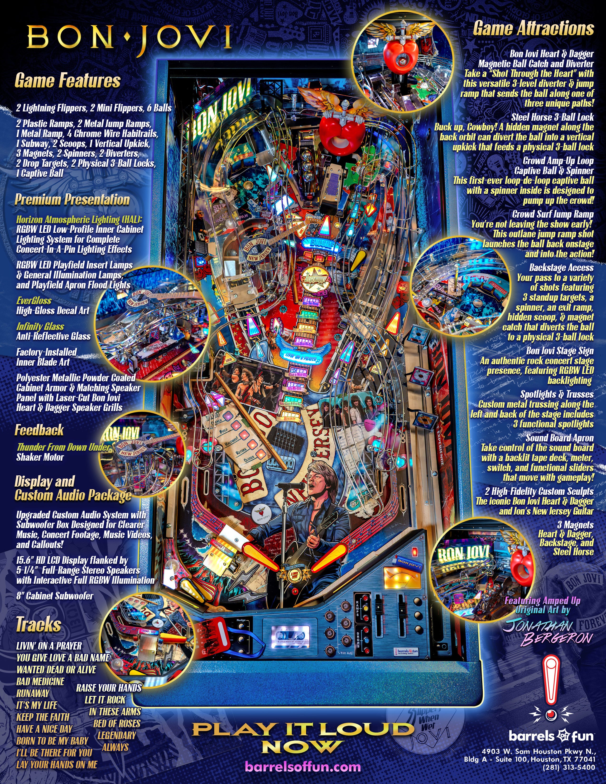 BON JOVI Pinball: Build Your Setlist and Play It Loud! - PREORDER
