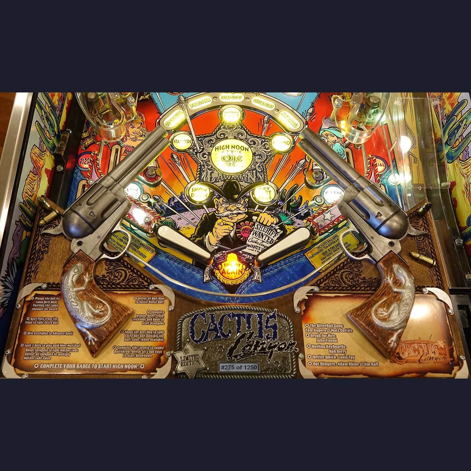  Nitro Pinball Sales - Cactus Canyon Remake Chicago Gaming Pinball Machine