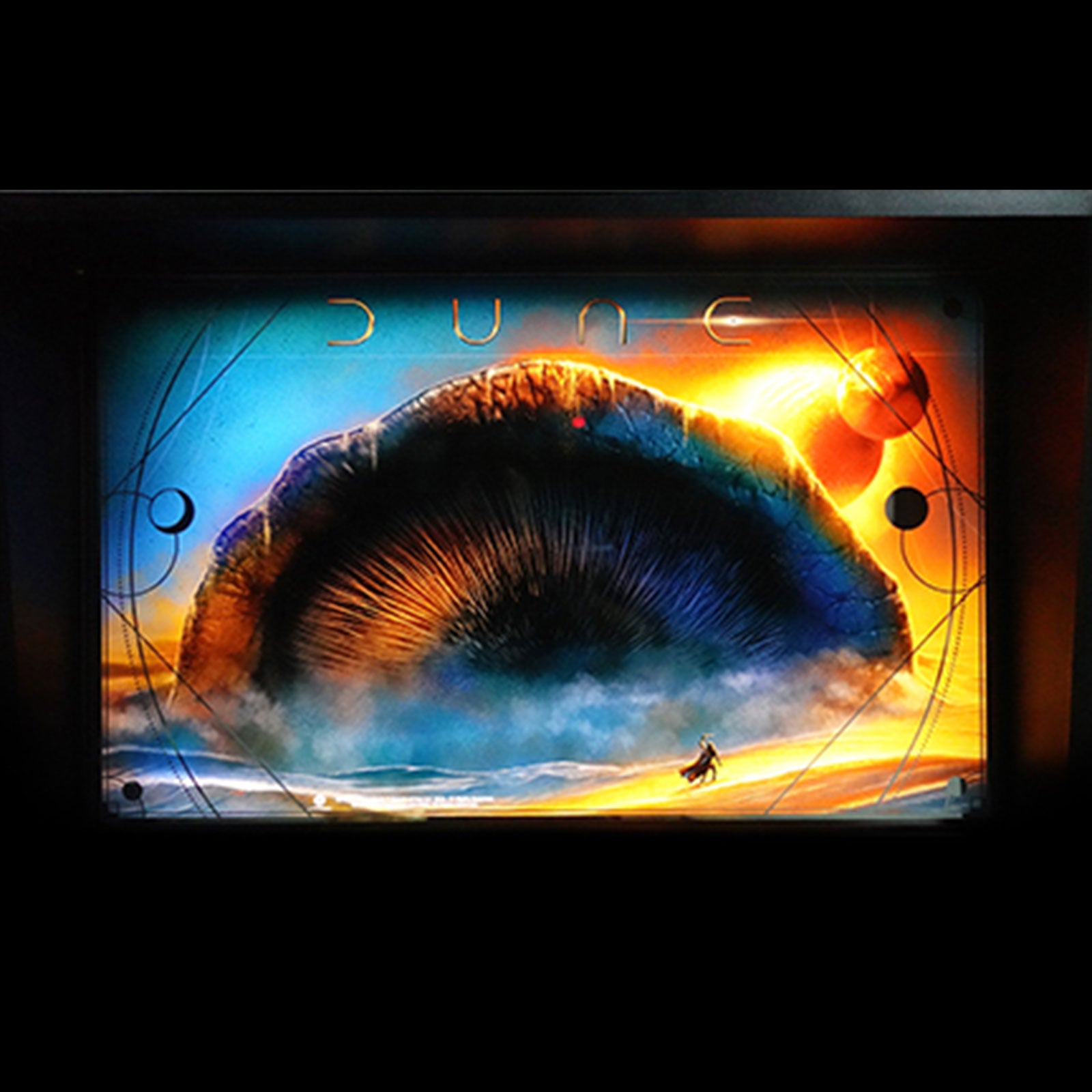 Nitro Pinball Sales Parts & Accessories DUNE Alternate MIRRORED BACKGLASS