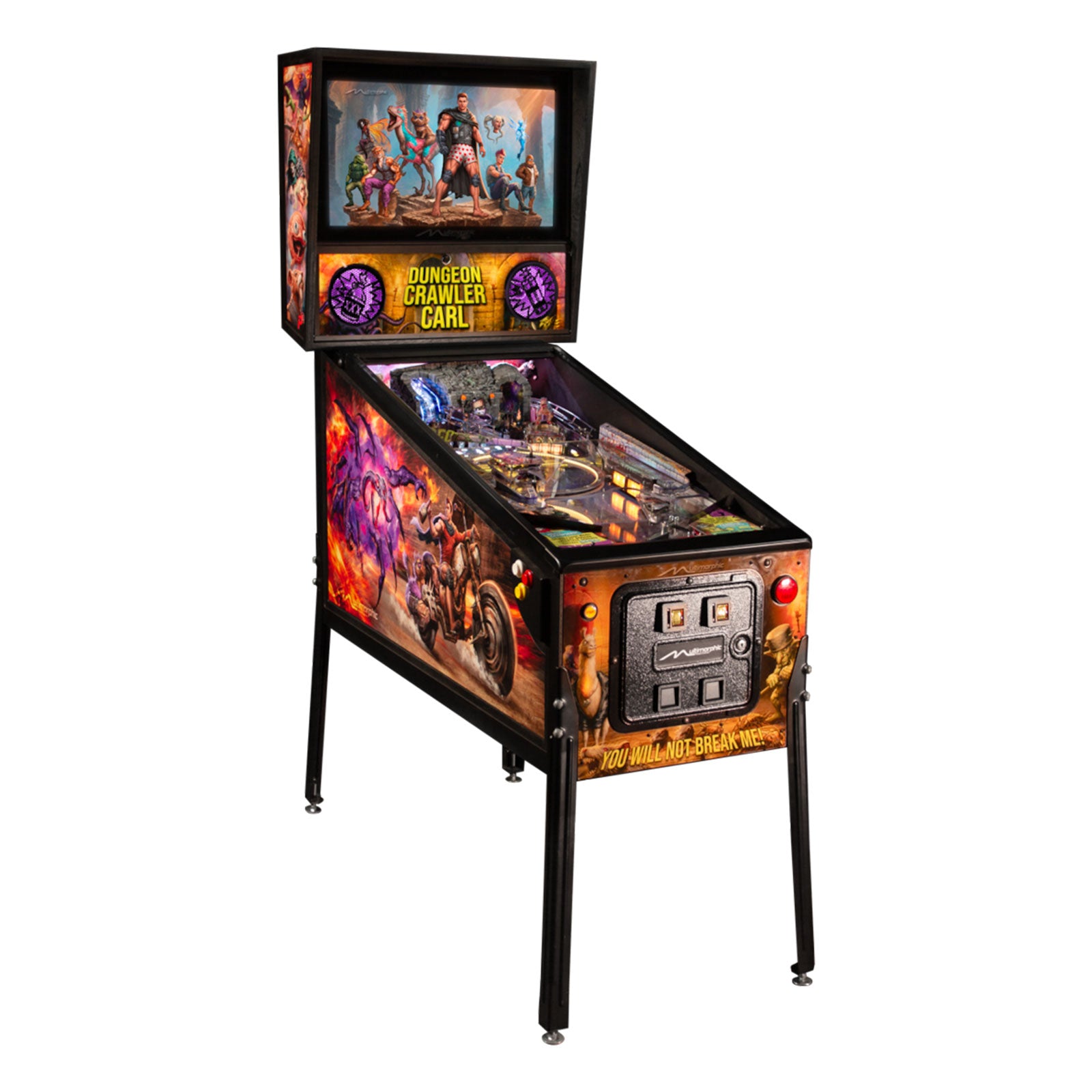 Nitro Pinball Sales - Dungeon Crawler Carl - P3 Multimorphic Pinball Machine