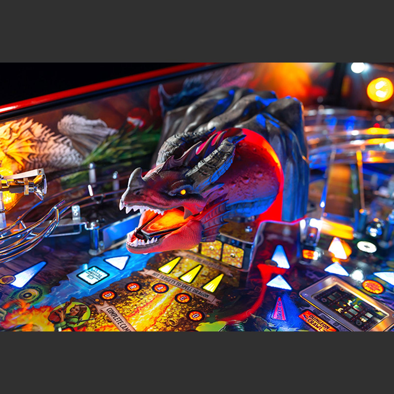 Nitro Pinball Sales Stern Pinball Machine Dungeons &amp; Dragons: The Tyrant’s Eye LIMITED EDITION