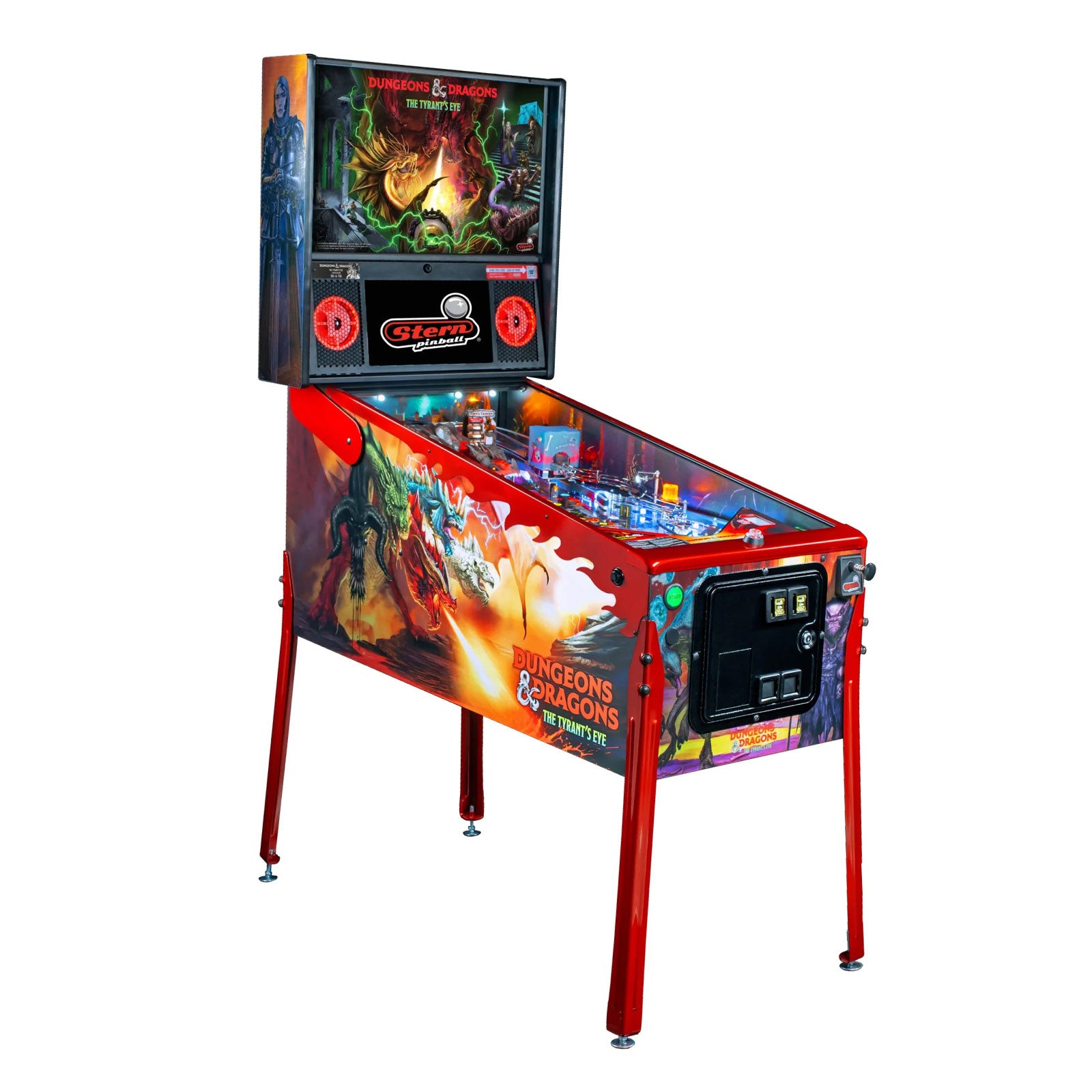 Nitro Pinball Sales Stern Pinball Machine Dungeons &amp; Dragons: The Tyrant’s Eye LIMITED EDITION