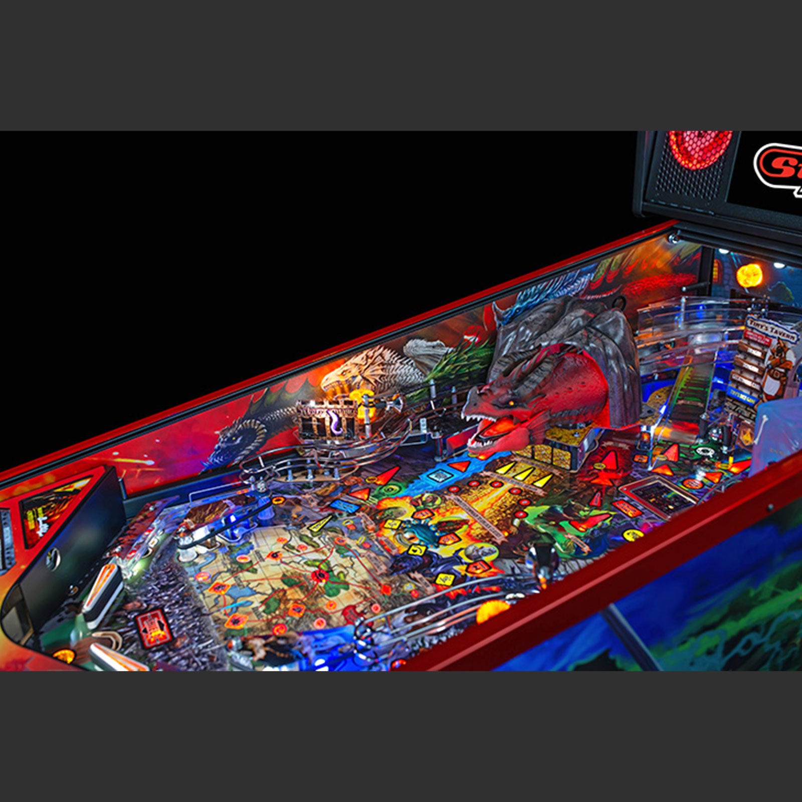 Nitro Pinball Sales Stern Pinball Machine Dungeons &amp; Dragons: The Tyrant’s Eye LIMITED EDITION